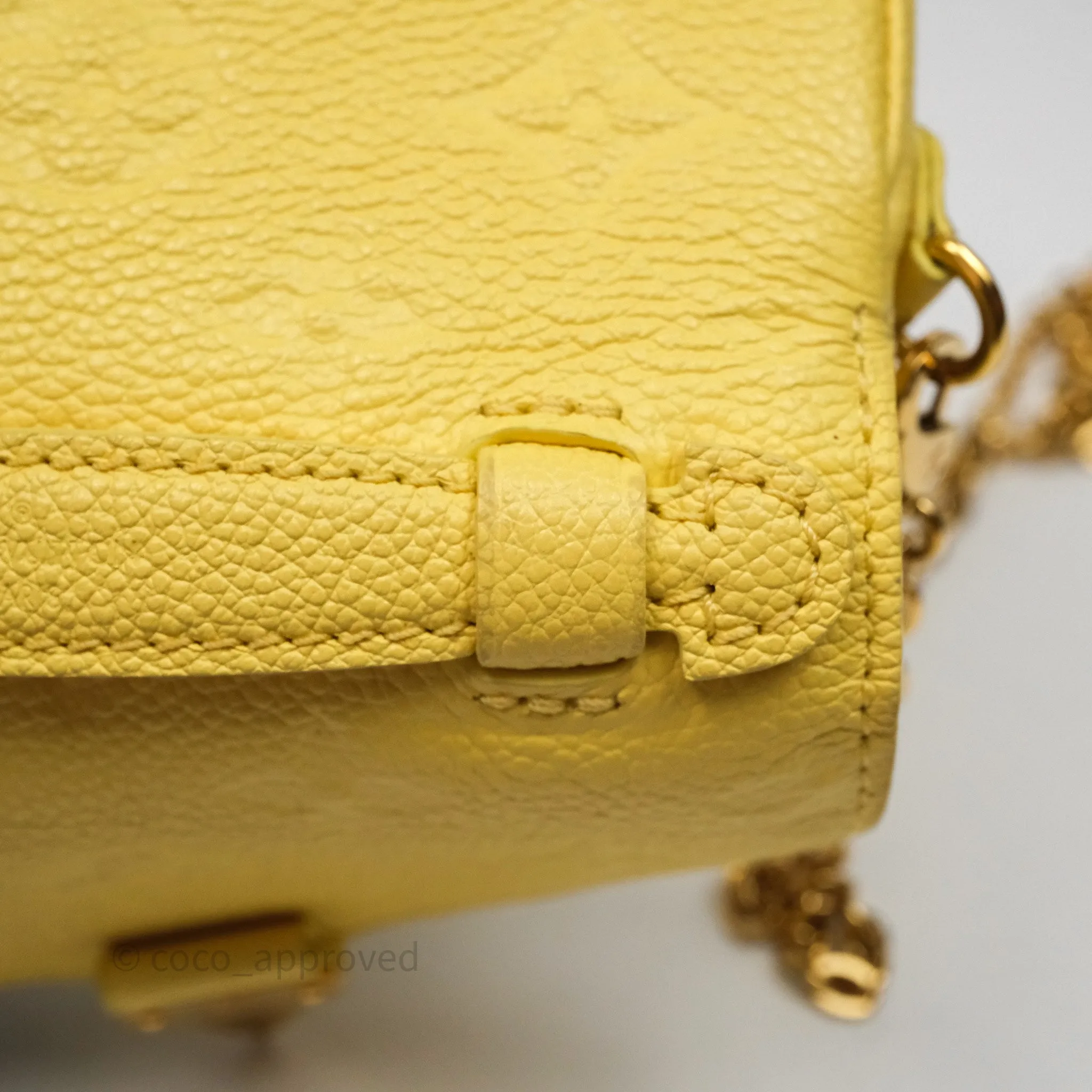 Louis Vuitton Monogram Micro Metis Bag Empreinte Yellow