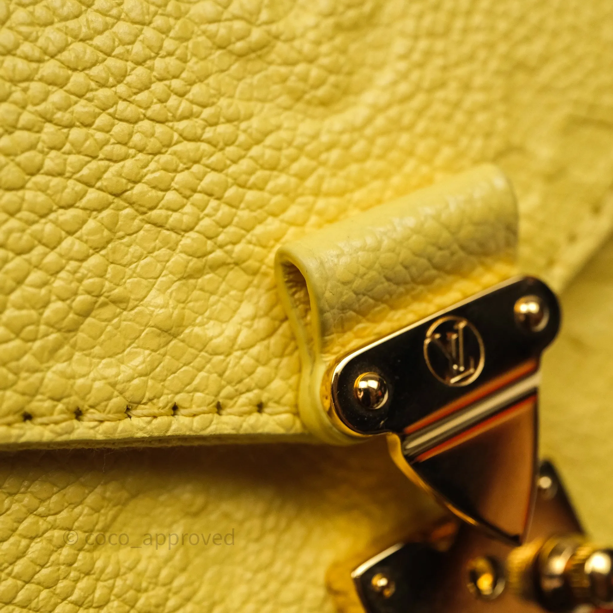 Louis Vuitton Monogram Micro Metis Bag Empreinte Yellow