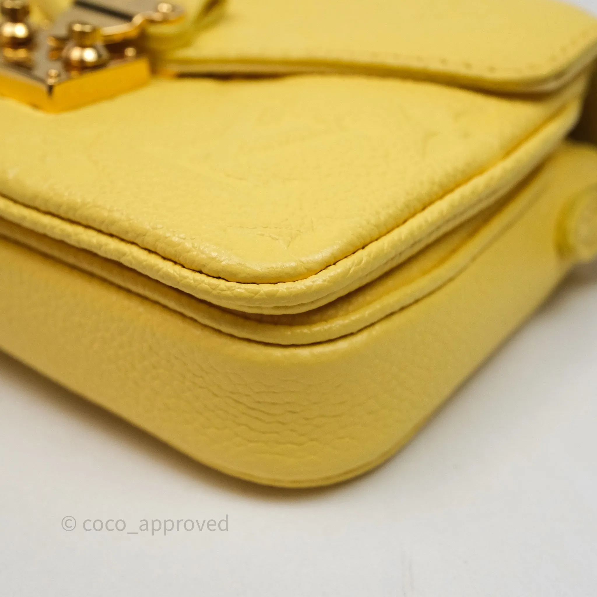 Louis Vuitton Monogram Micro Metis Bag Empreinte Yellow
