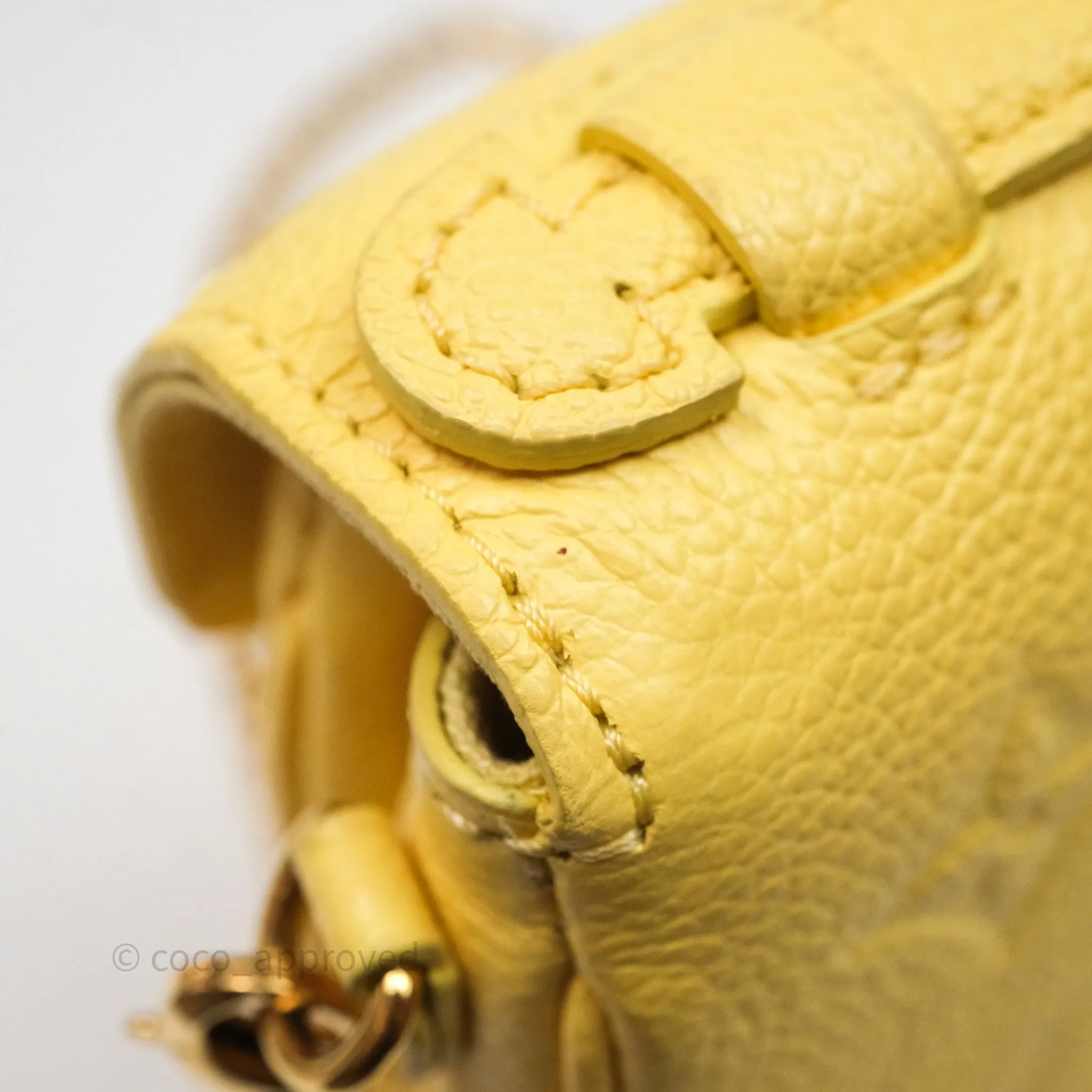 Louis Vuitton Monogram Micro Metis Bag Empreinte Yellow