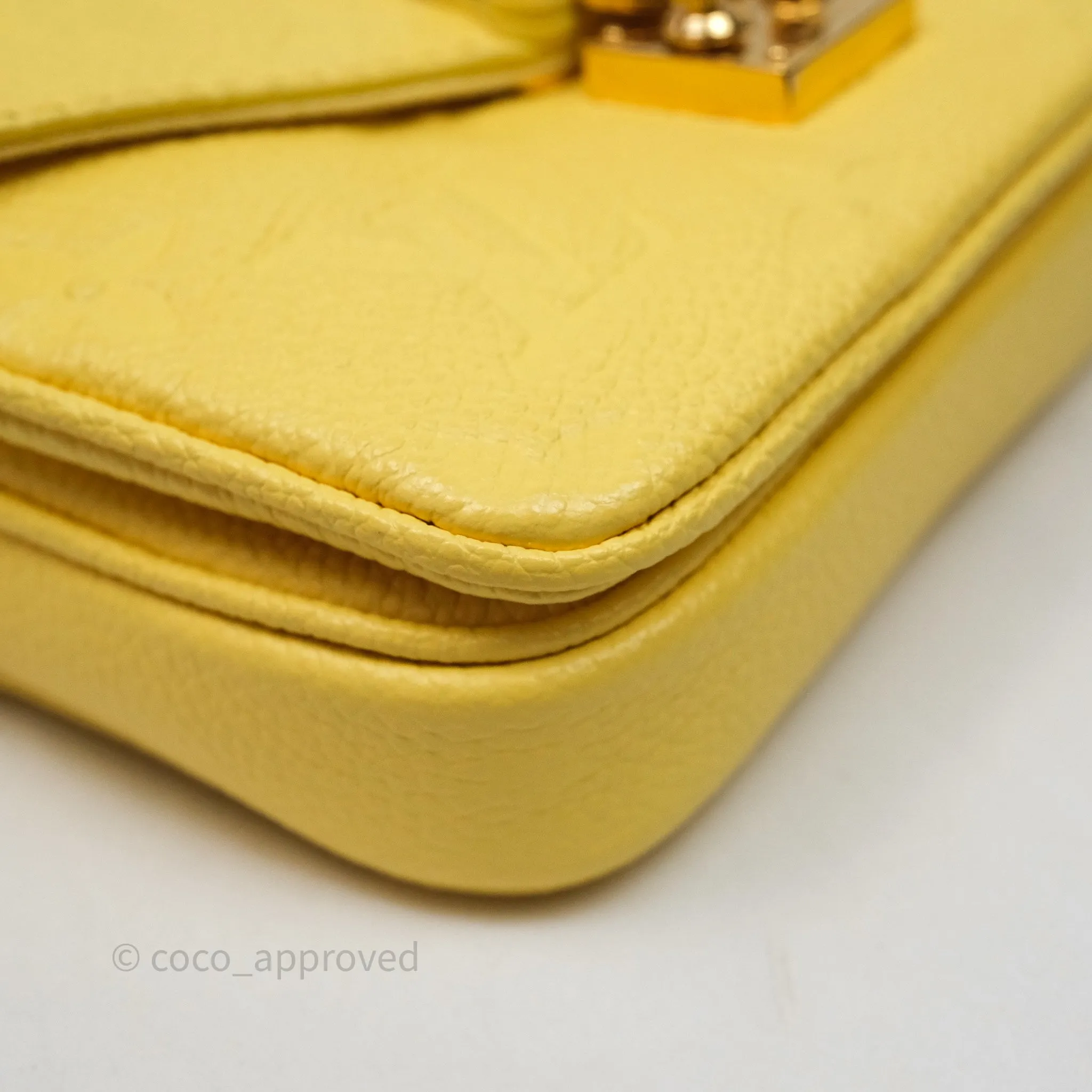 Louis Vuitton Monogram Micro Metis Bag Empreinte Yellow