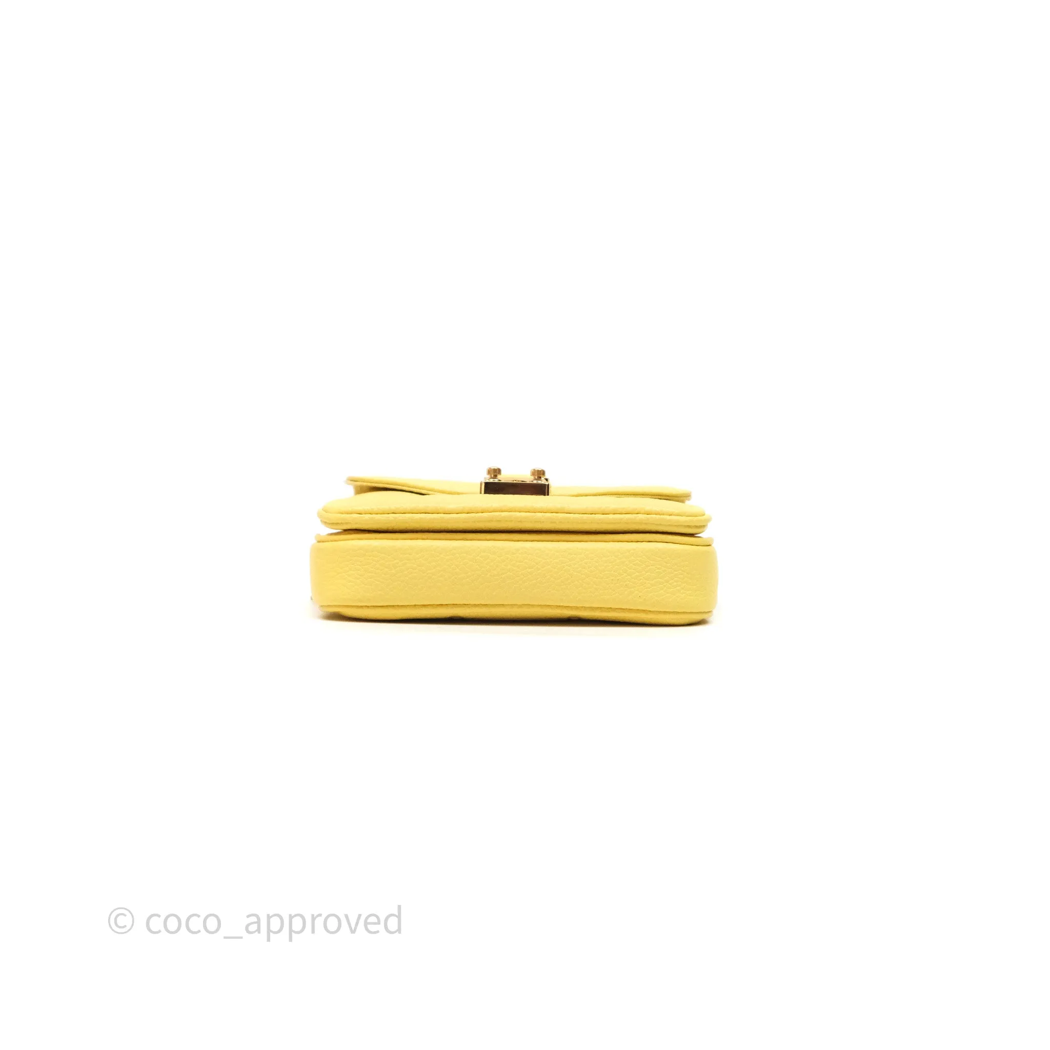 Louis Vuitton Monogram Micro Metis Bag Empreinte Yellow