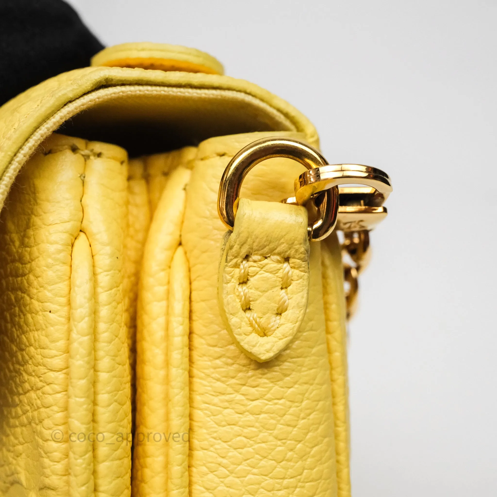 Louis Vuitton Monogram Micro Metis Bag Empreinte Yellow