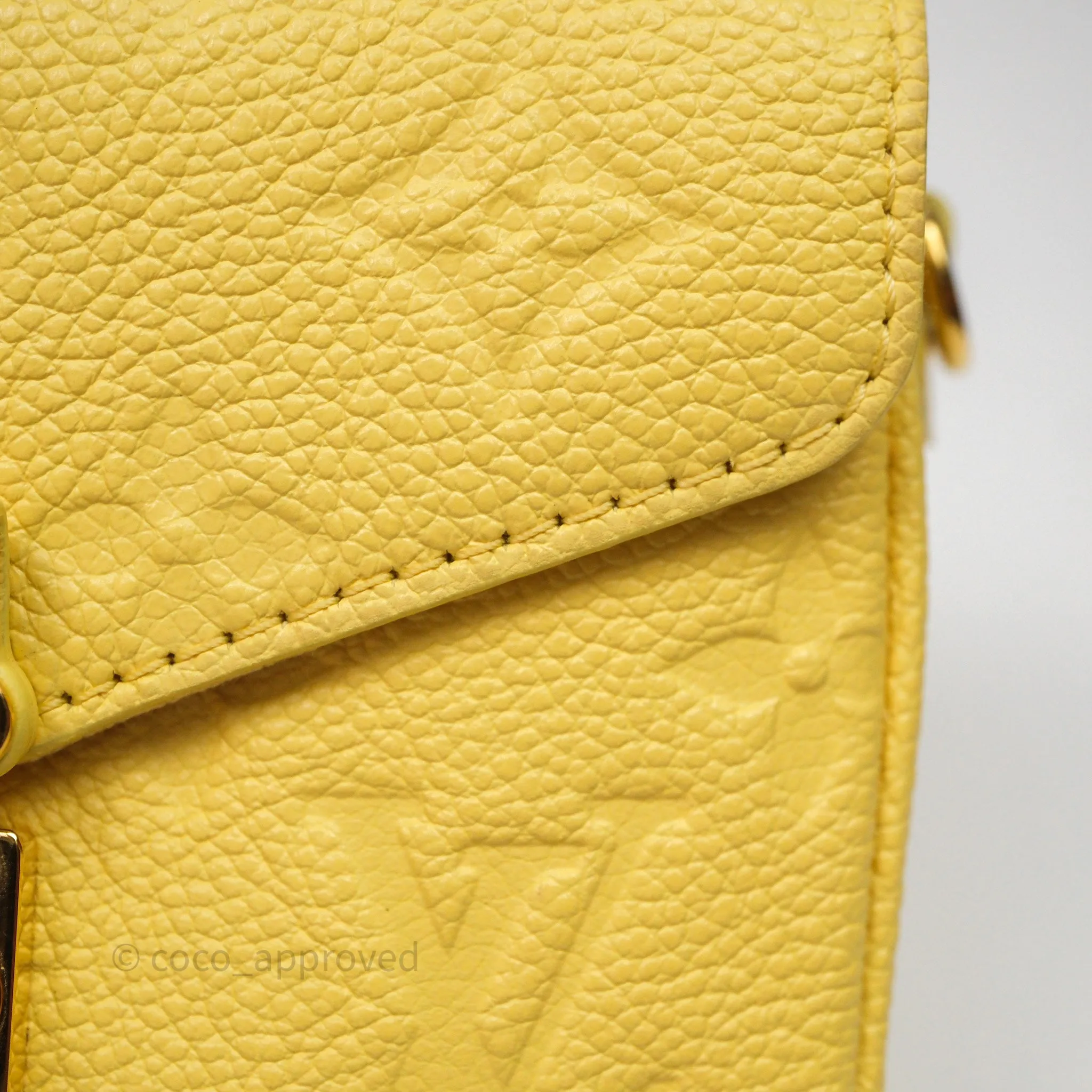 Louis Vuitton Monogram Micro Metis Bag Empreinte Yellow