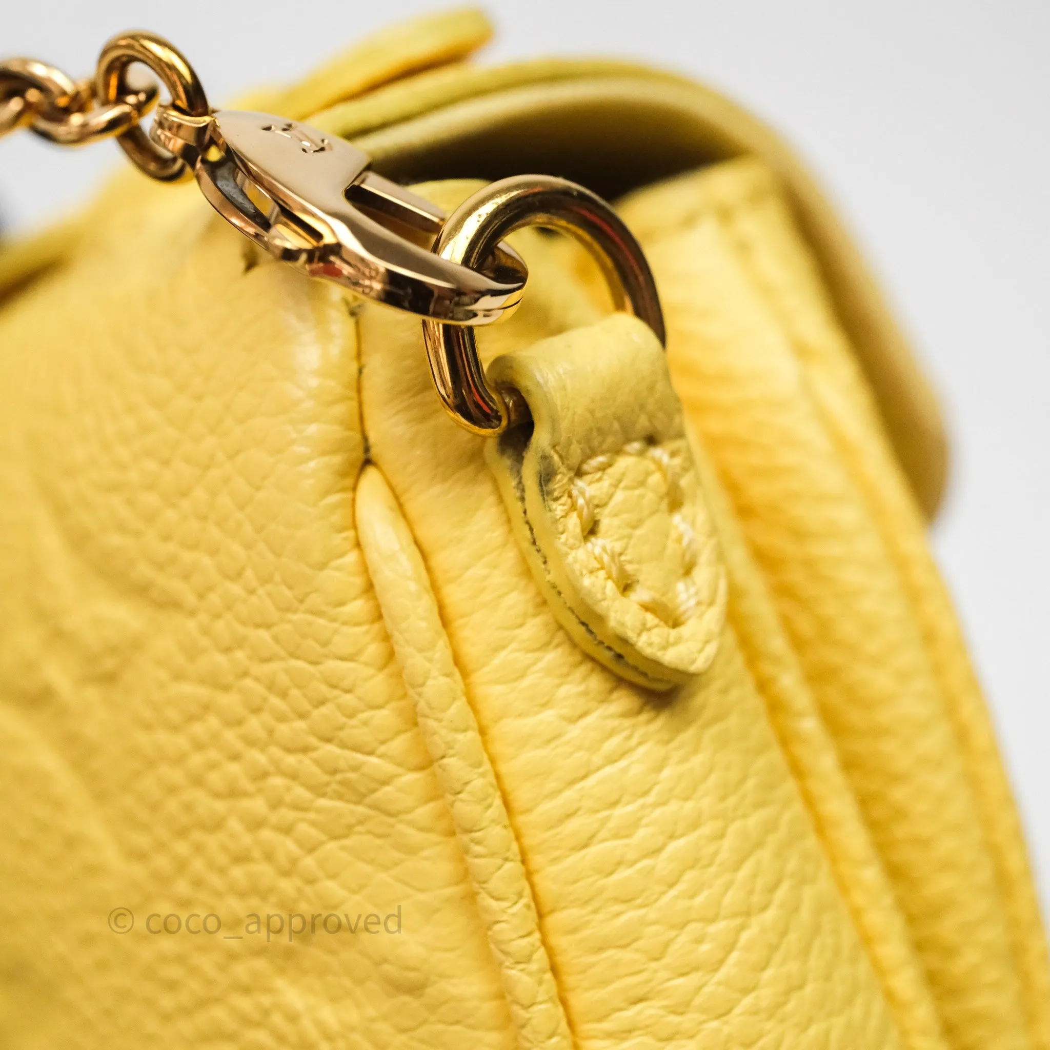 Louis Vuitton Monogram Micro Metis Bag Empreinte Yellow