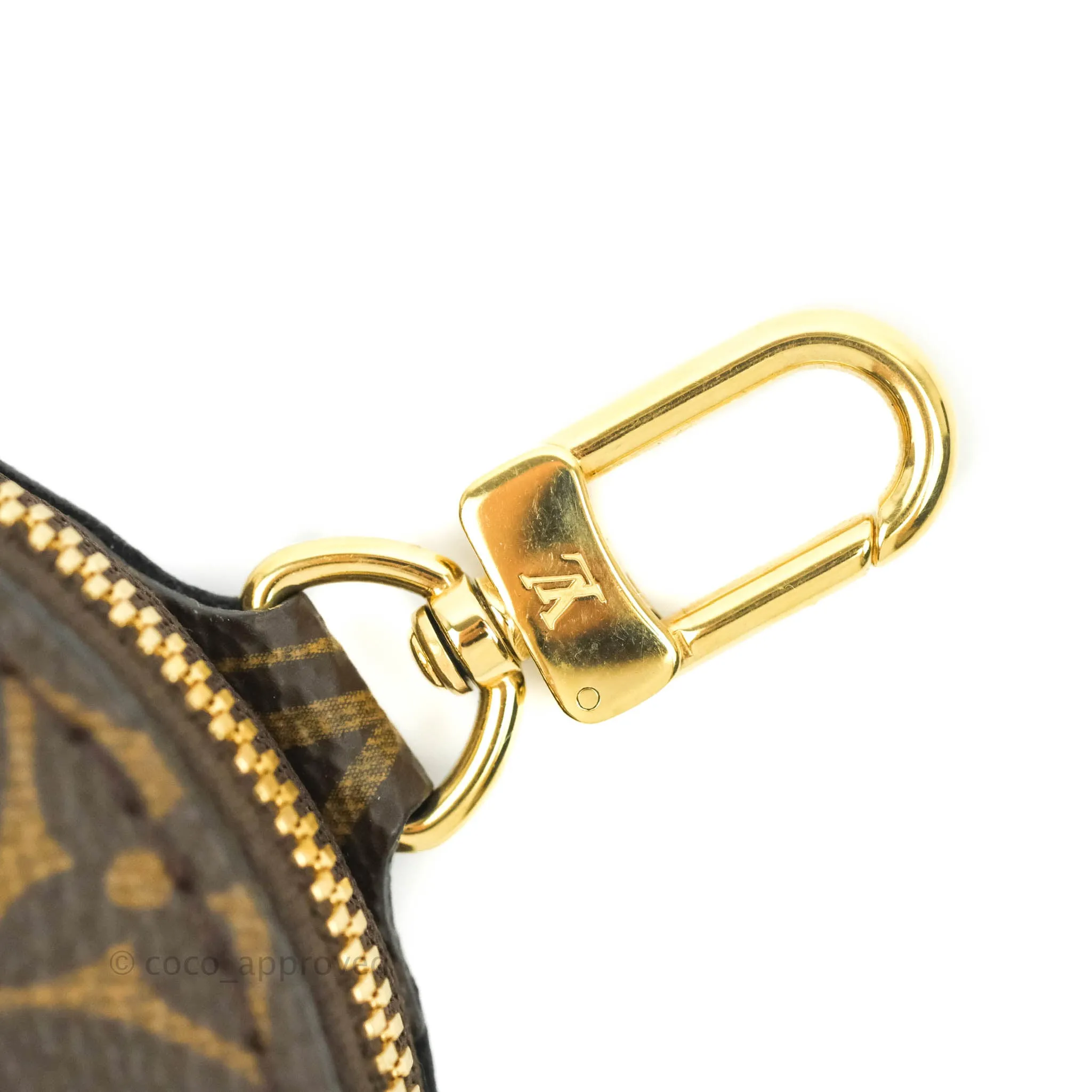 Louis Vuitton Monogram Multi-Pochette Accessories Round Coin Purse