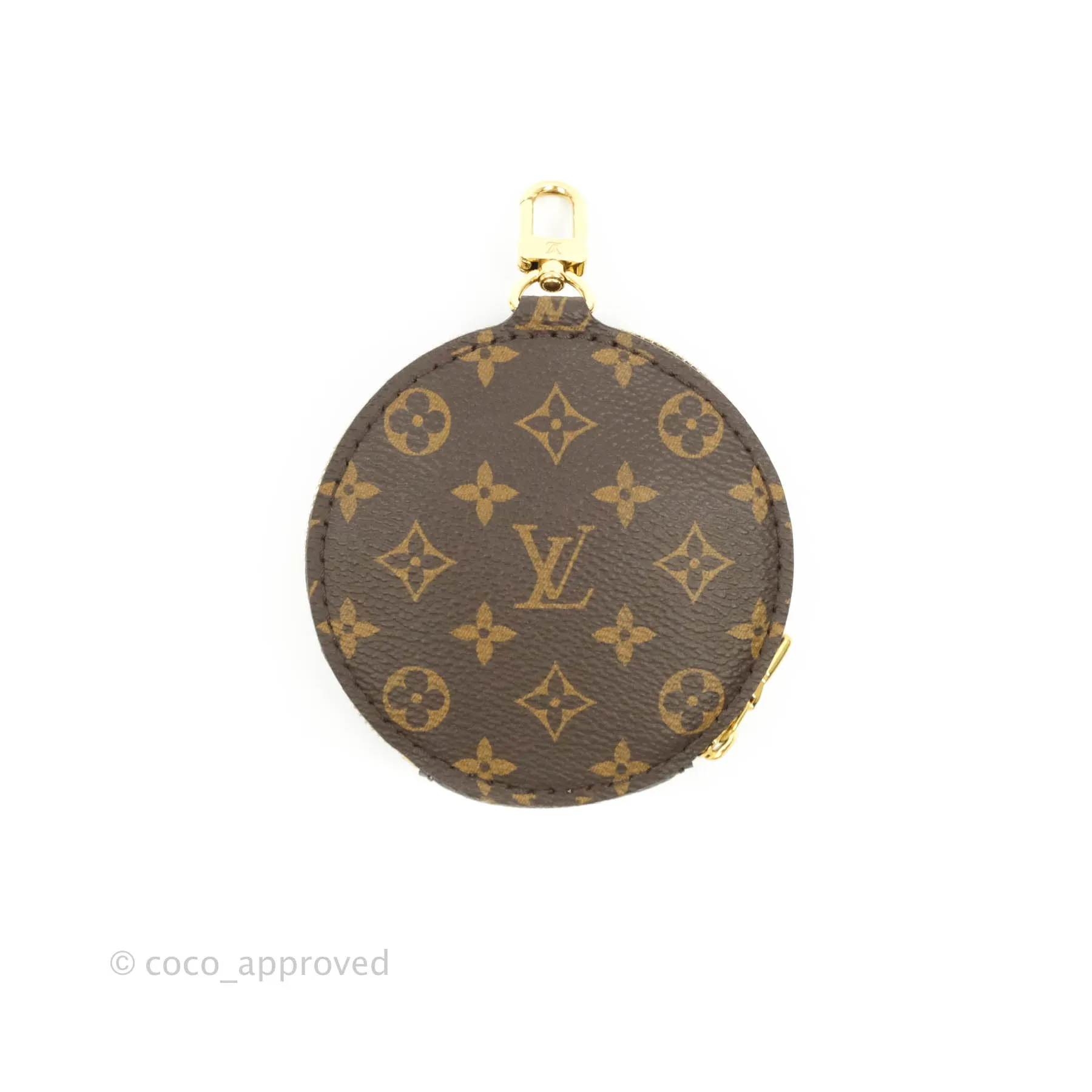 Louis Vuitton Monogram Multi-Pochette Accessories Round Coin Purse