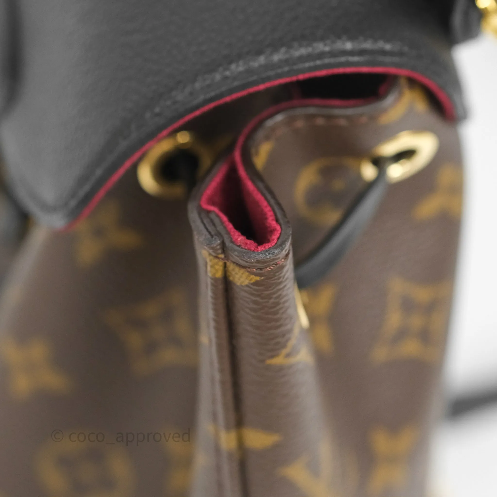 Louis Vuitton Montsouris BB Backpack Black Monogram Canvas