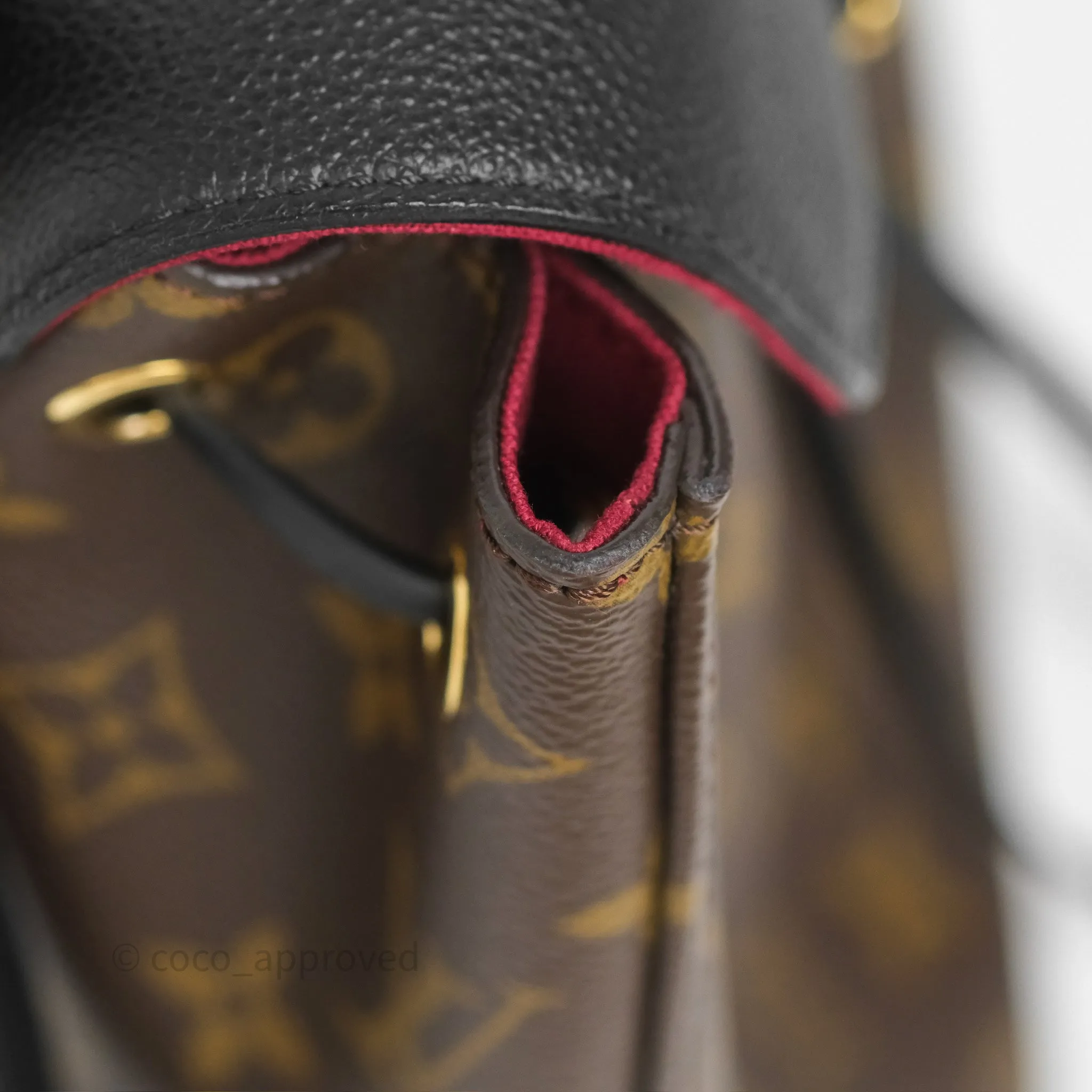 Louis Vuitton Montsouris BB Backpack Black Monogram Canvas