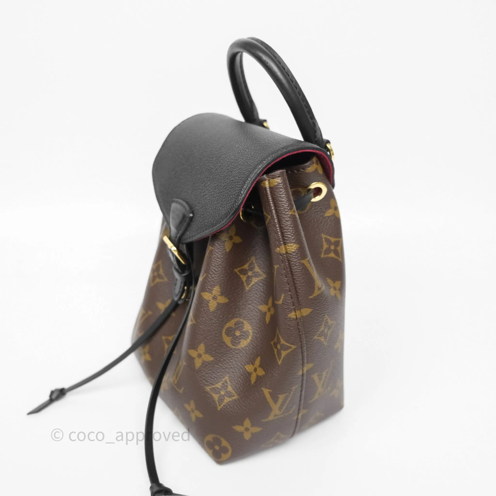 Louis Vuitton Montsouris BB Backpack Black Monogram Canvas