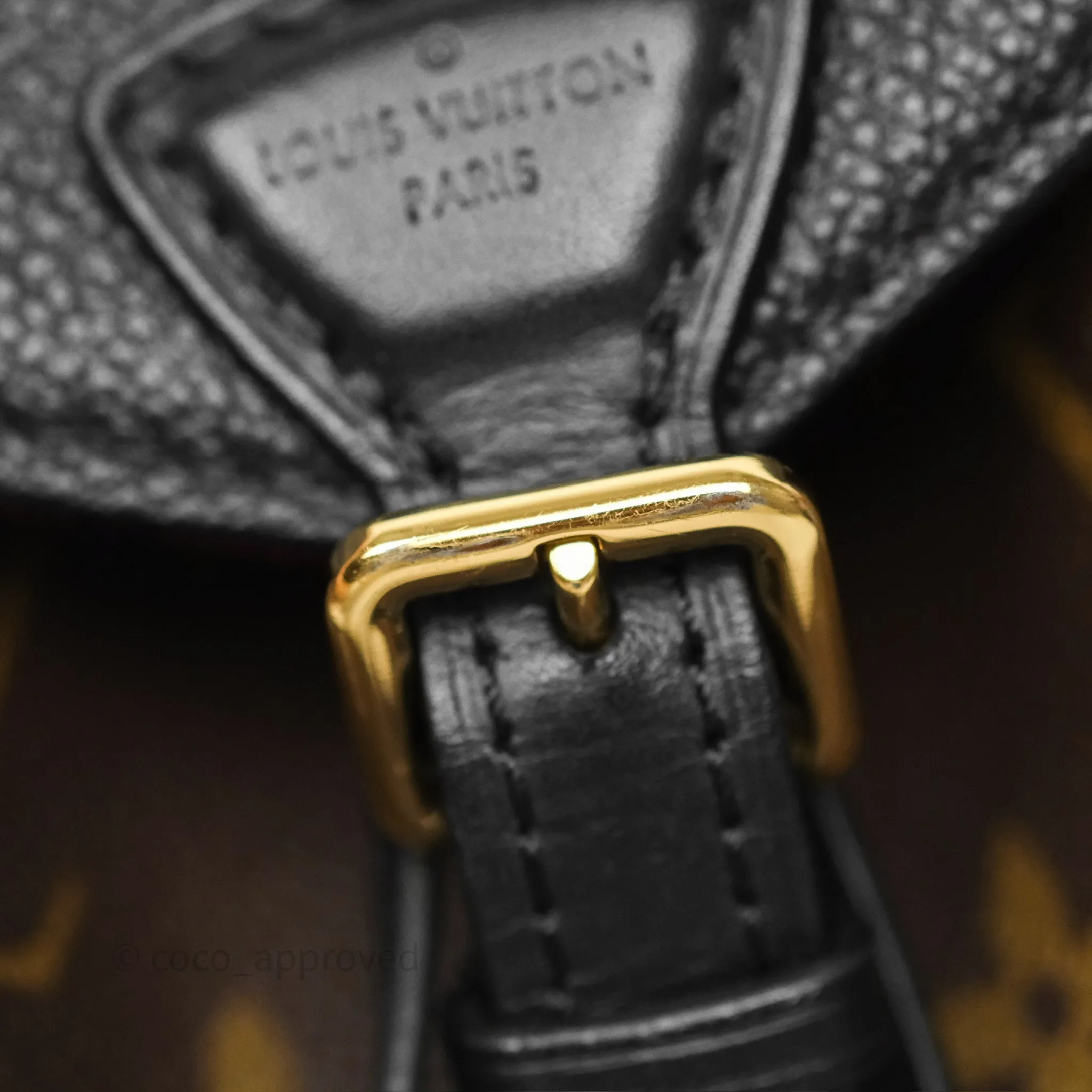 Louis Vuitton Montsouris BB Backpack Black Monogram Canvas
