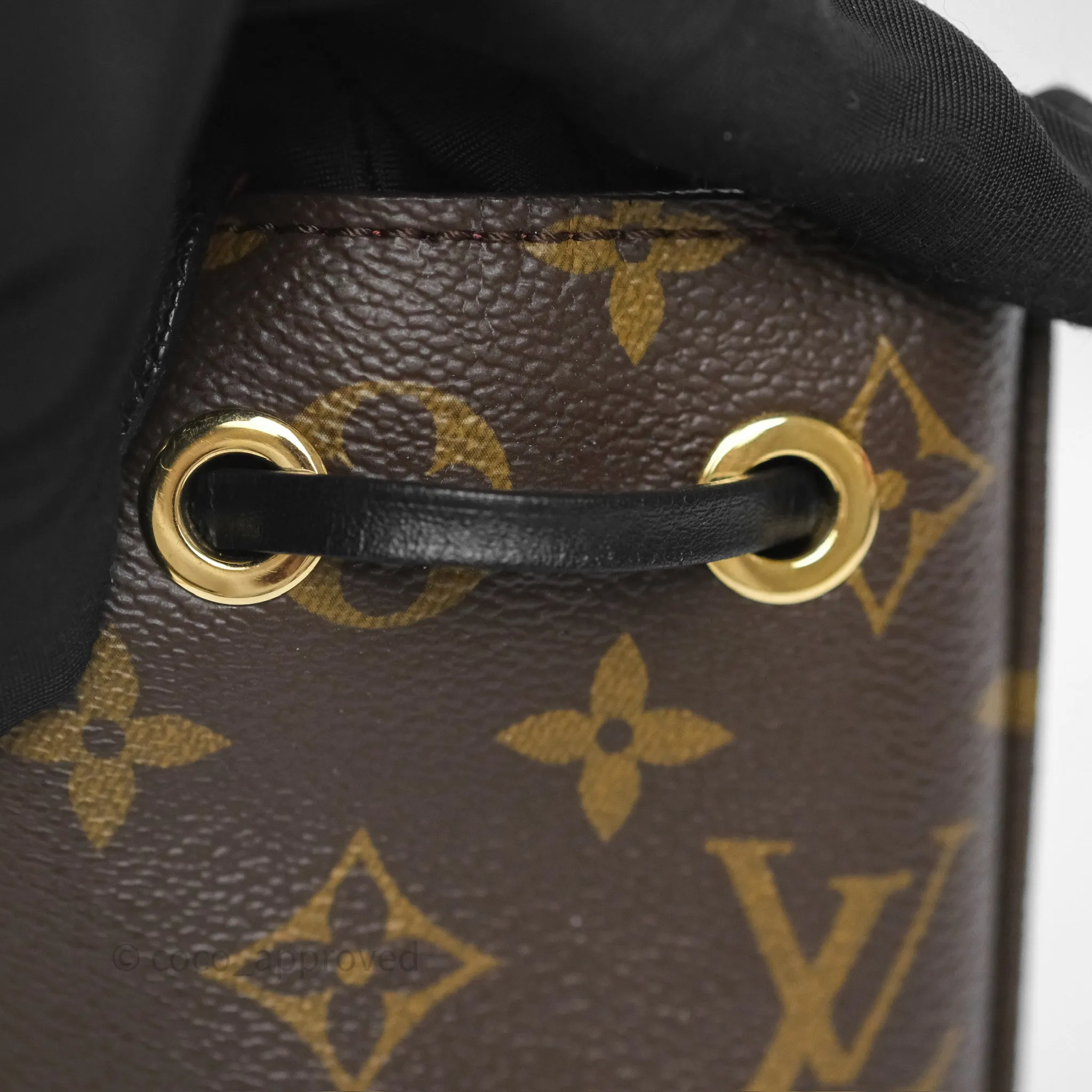 Louis Vuitton Montsouris BB Backpack Black Monogram Canvas