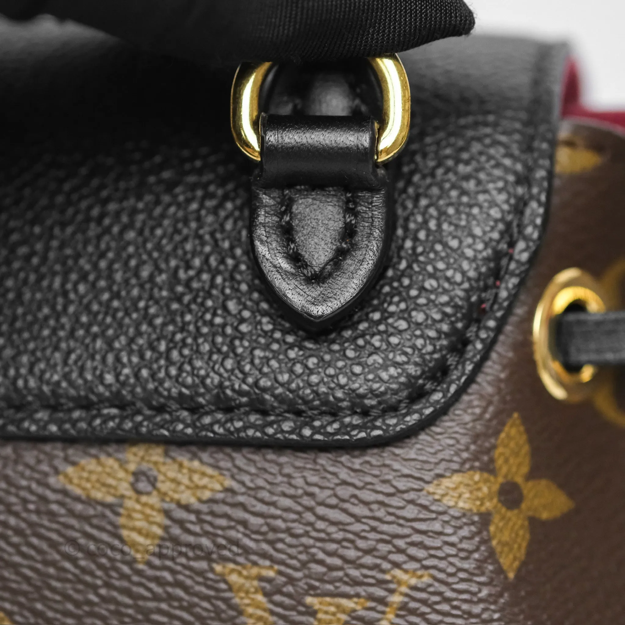 Louis Vuitton Montsouris BB Backpack Black Monogram Canvas