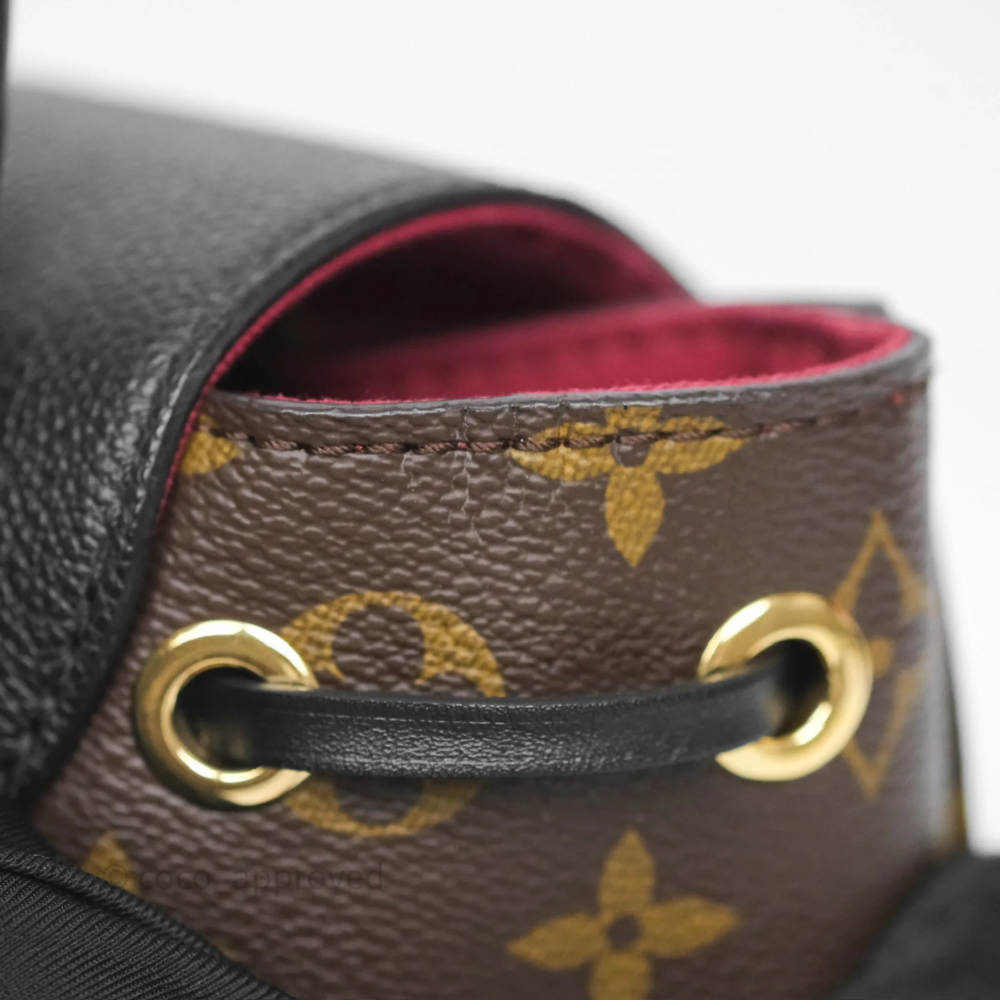 Louis Vuitton Montsouris BB Backpack Black Monogram Canvas