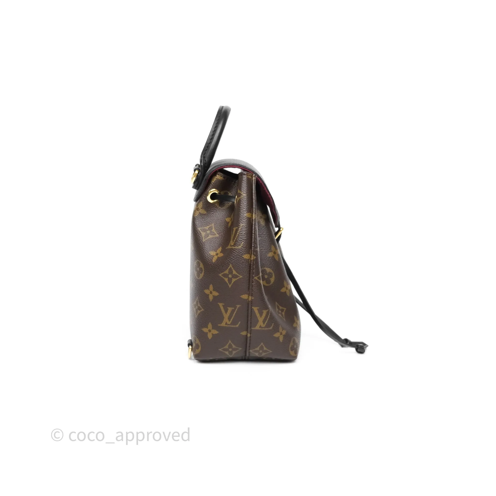 Louis Vuitton Montsouris BB Backpack Black Monogram Canvas