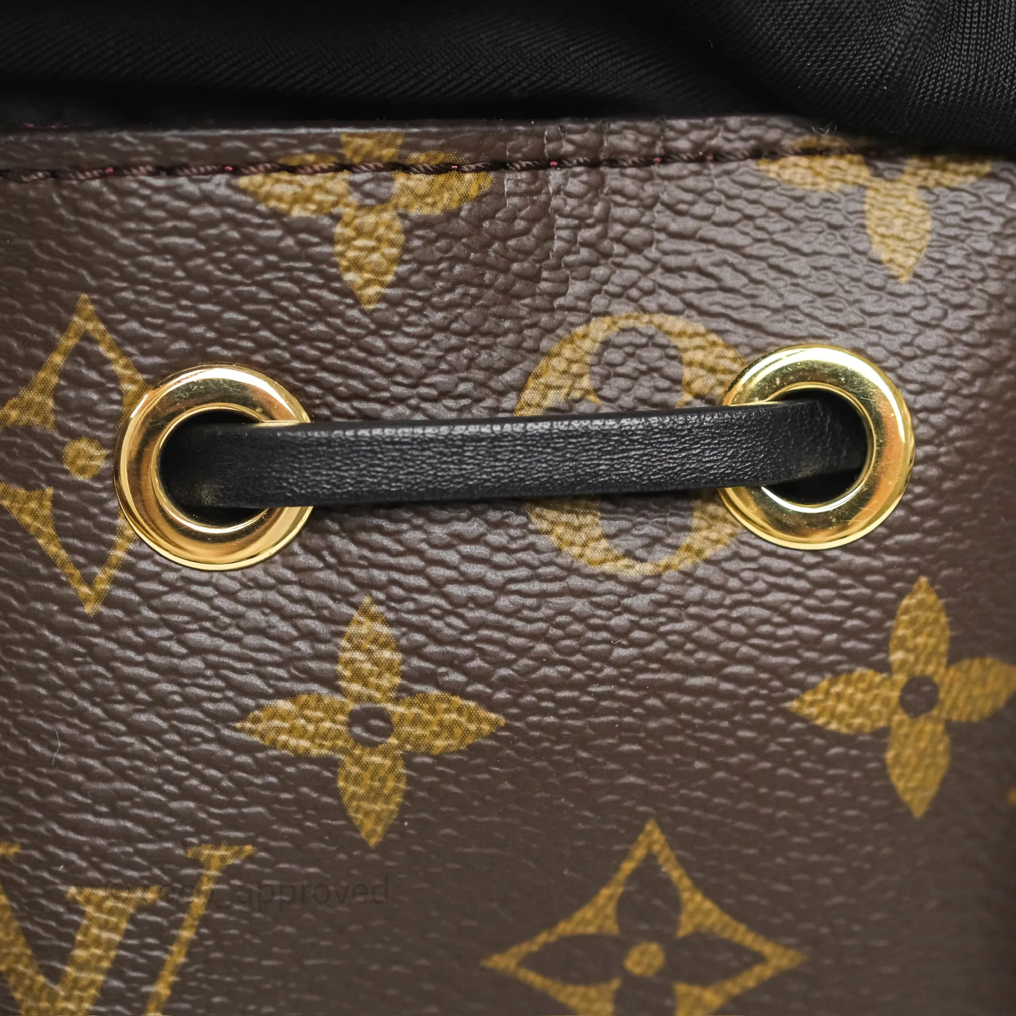 Louis Vuitton Montsouris BB Backpack Black Monogram Canvas