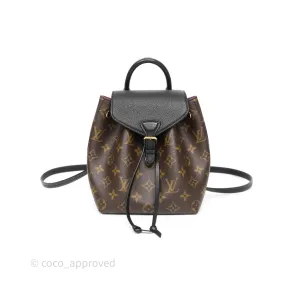 Louis Vuitton Montsouris BB Backpack Black Monogram Canvas
