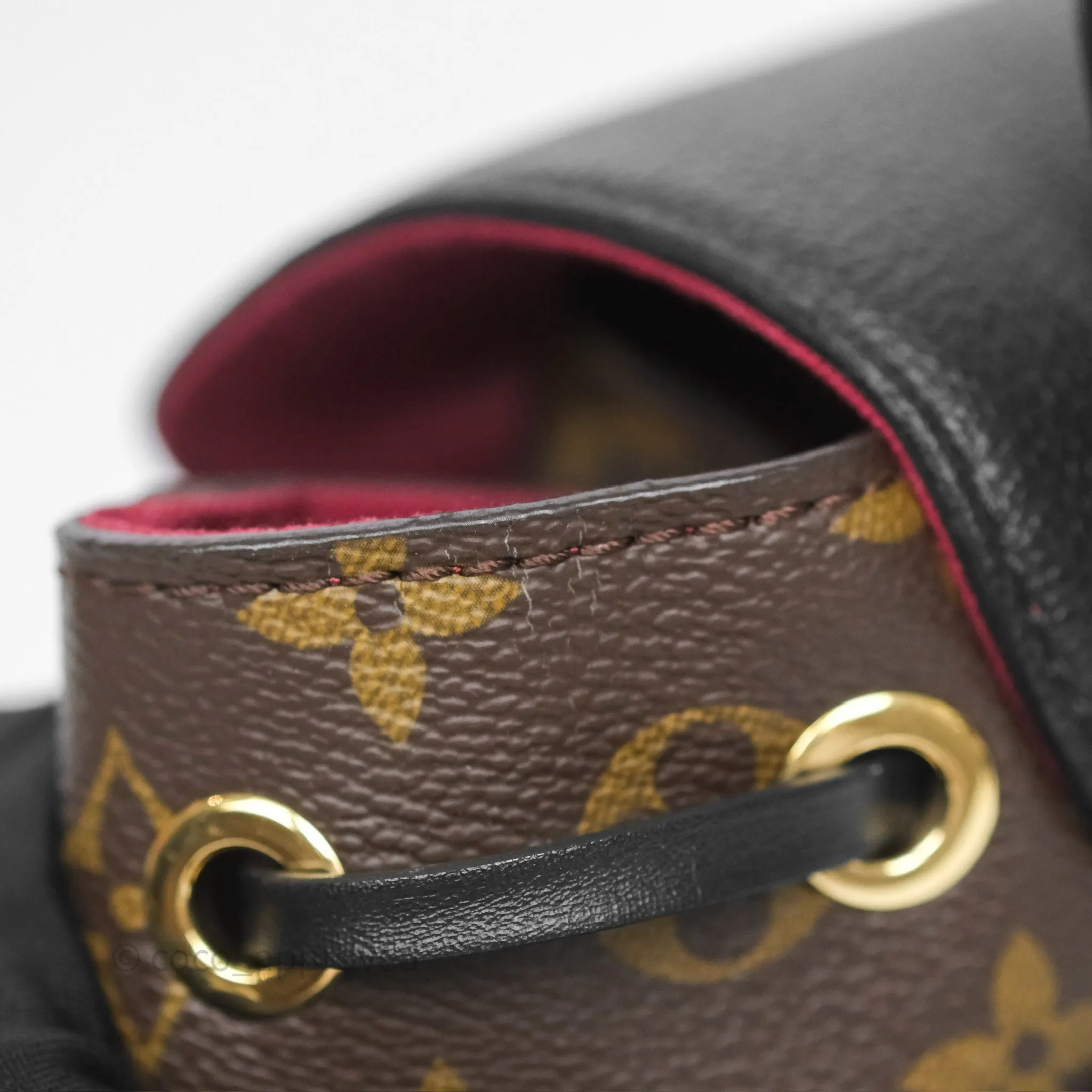 Louis Vuitton Montsouris BB Backpack Black Monogram Canvas