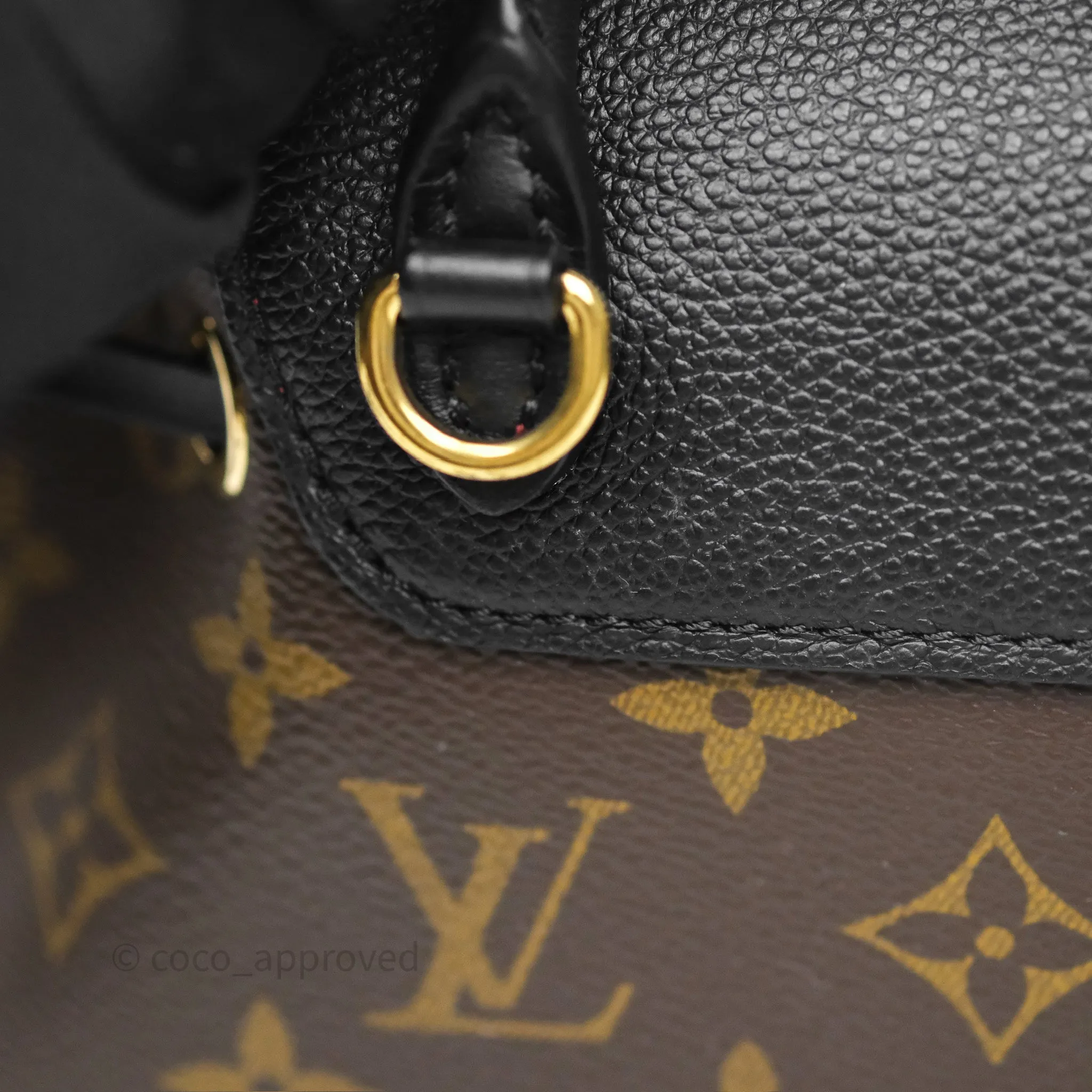 Louis Vuitton Montsouris BB Backpack Black Monogram Canvas