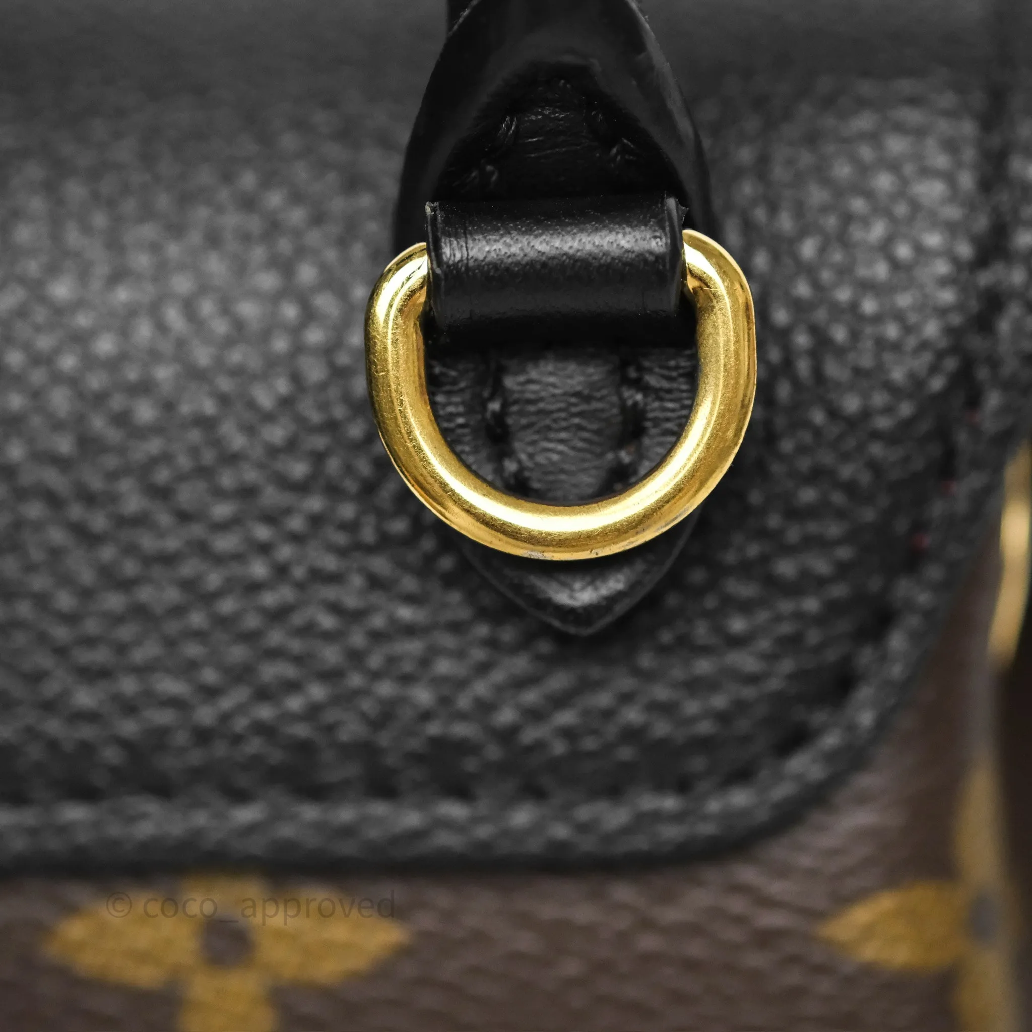 Louis Vuitton Montsouris BB Backpack Black Monogram Canvas