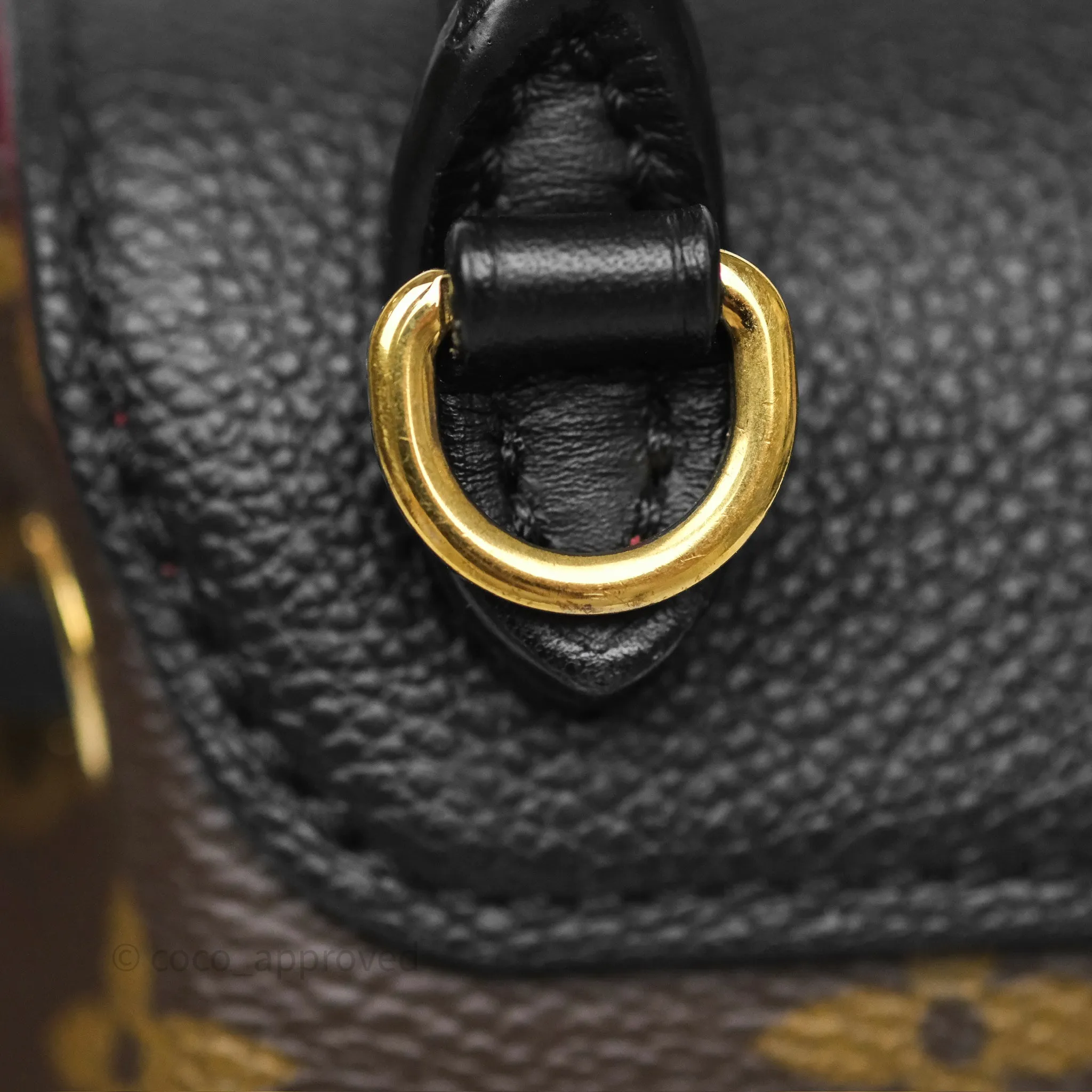 Louis Vuitton Montsouris BB Backpack Black Monogram Canvas