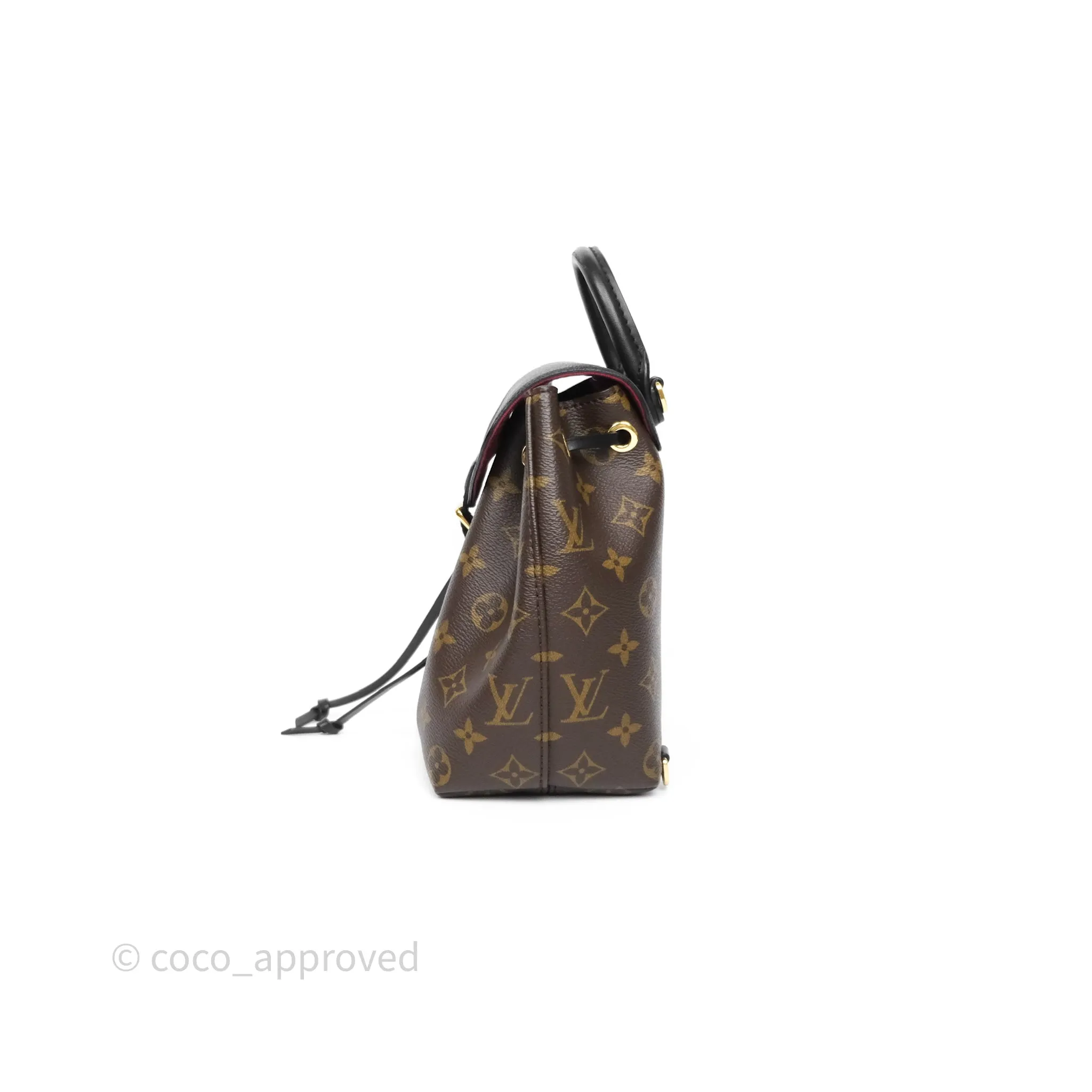 Louis Vuitton Montsouris BB Backpack Black Monogram Canvas