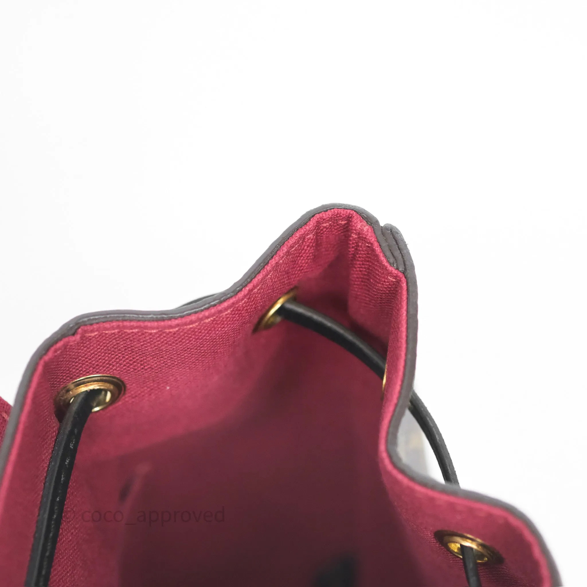 Louis Vuitton Montsouris BB Backpack Black Monogram Canvas