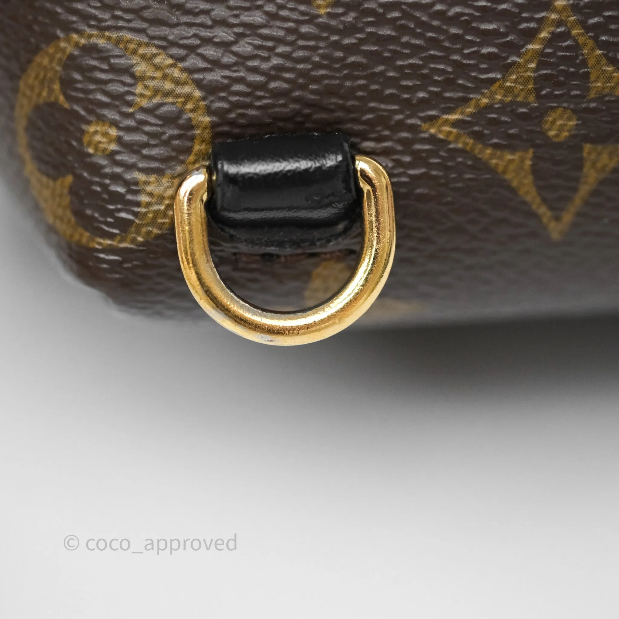 Louis Vuitton Montsouris BB Backpack Black Monogram Canvas