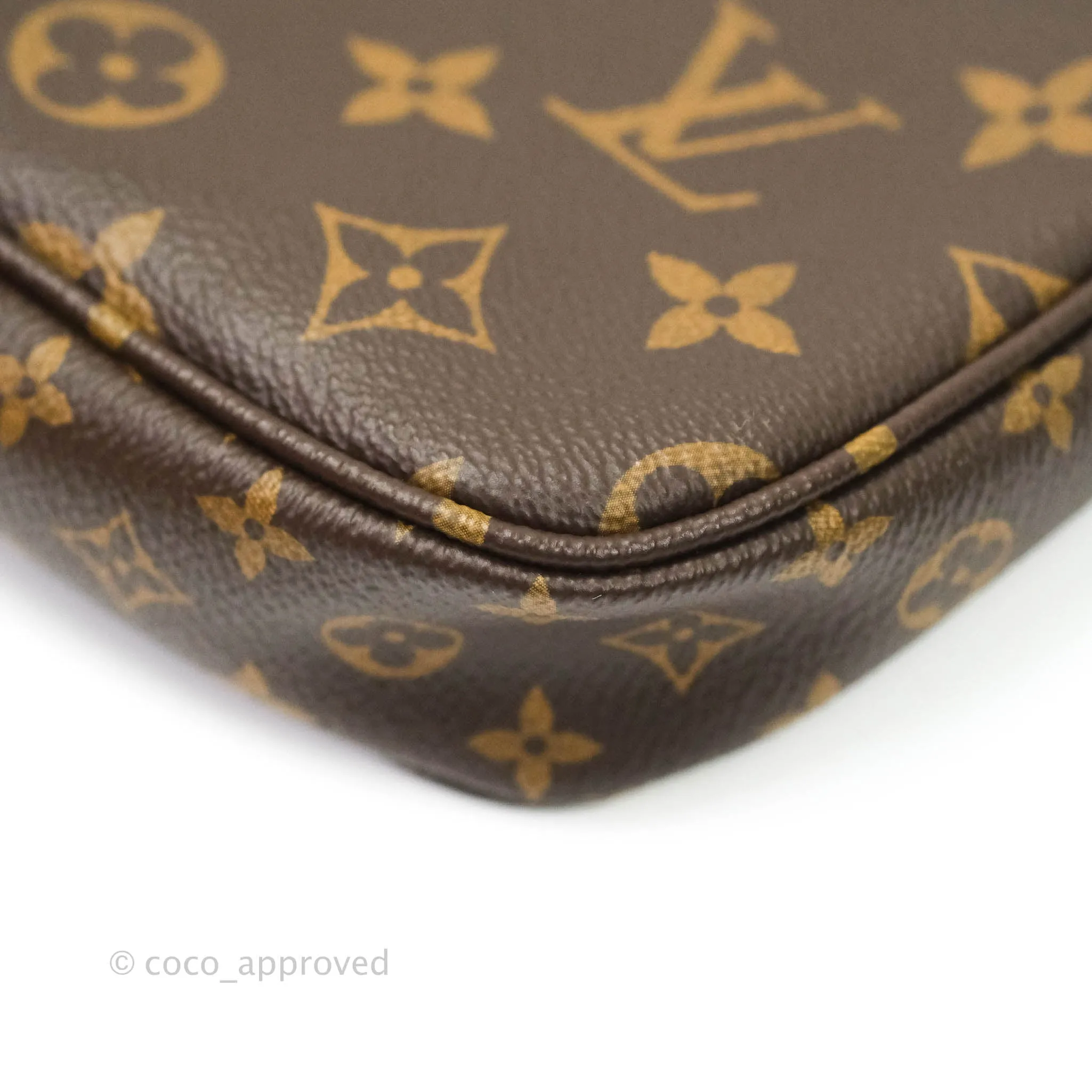 Louis Vuitton Multi Pochette Accessories Khaki Monogram Canvas