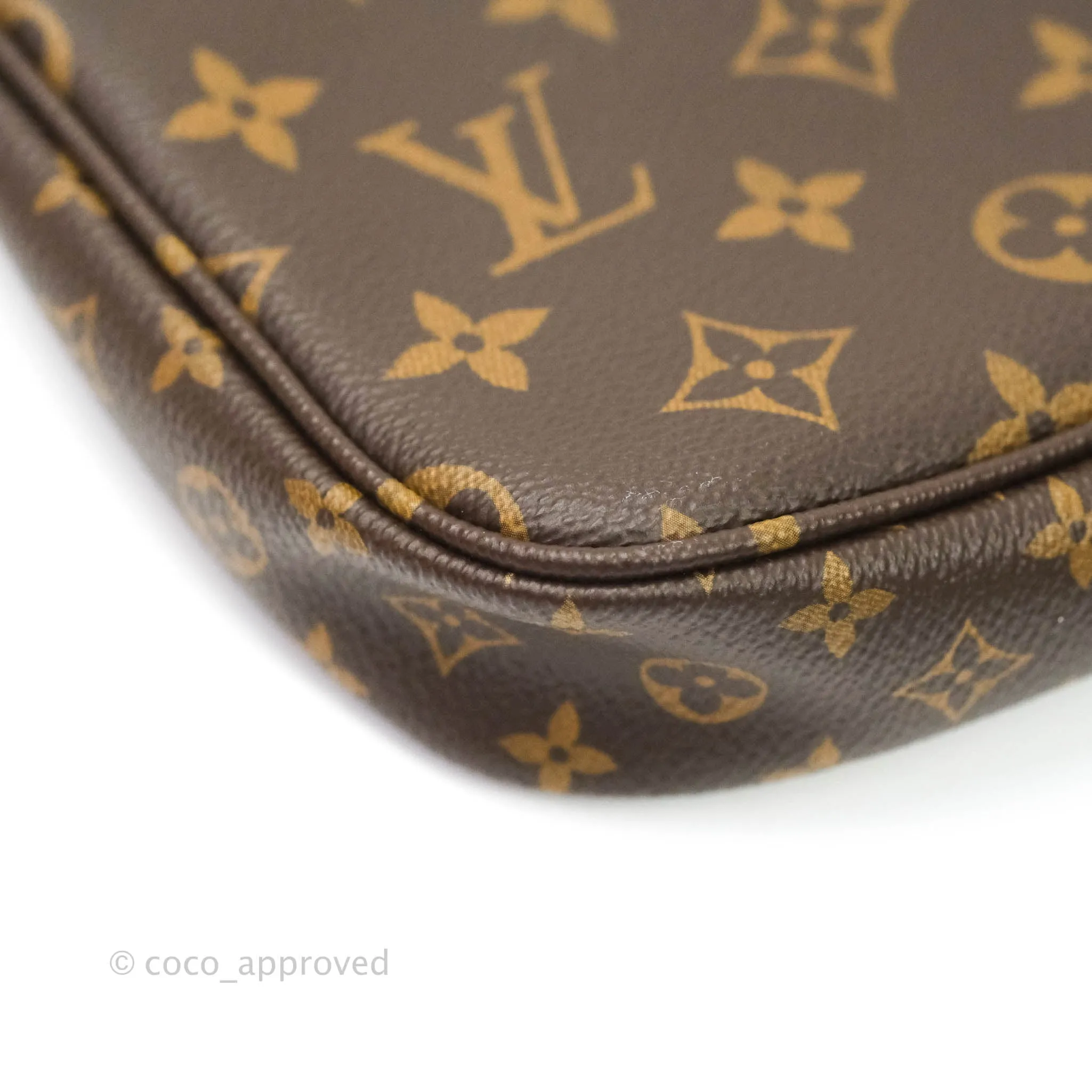 Louis Vuitton Multi Pochette Accessories Khaki Monogram Canvas