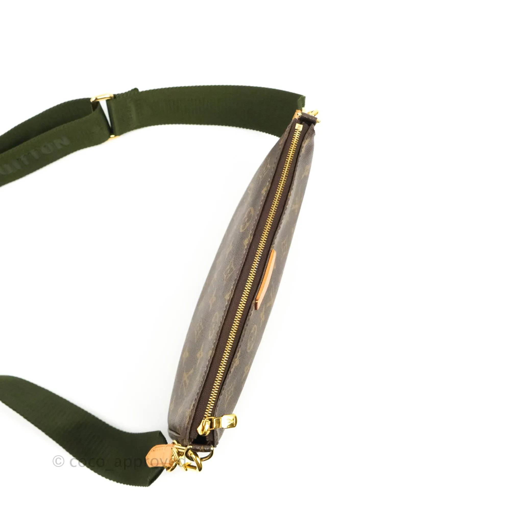 Louis Vuitton Multi Pochette Accessories Khaki Monogram Canvas