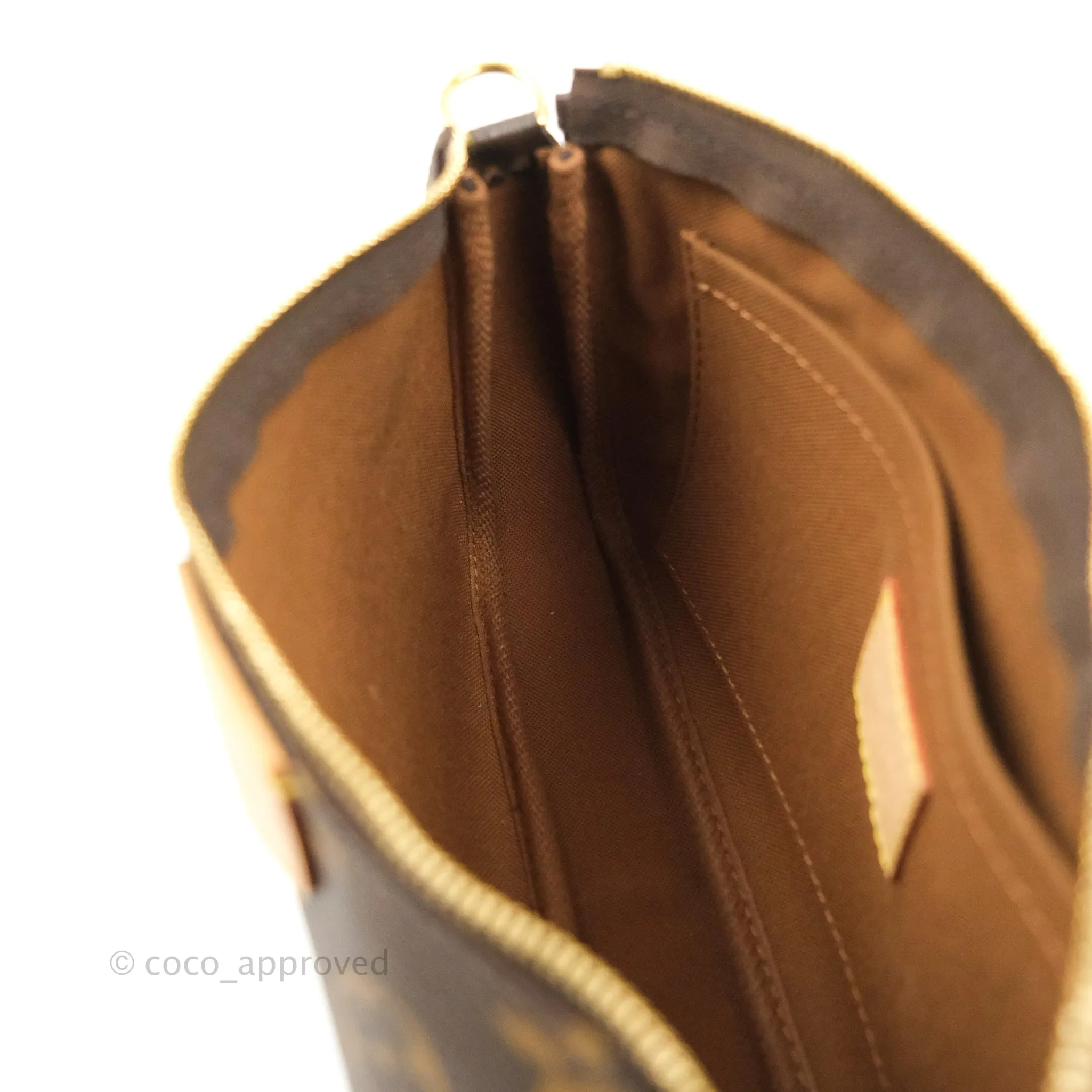 Louis Vuitton Multi Pochette Accessories Khaki Monogram Canvas