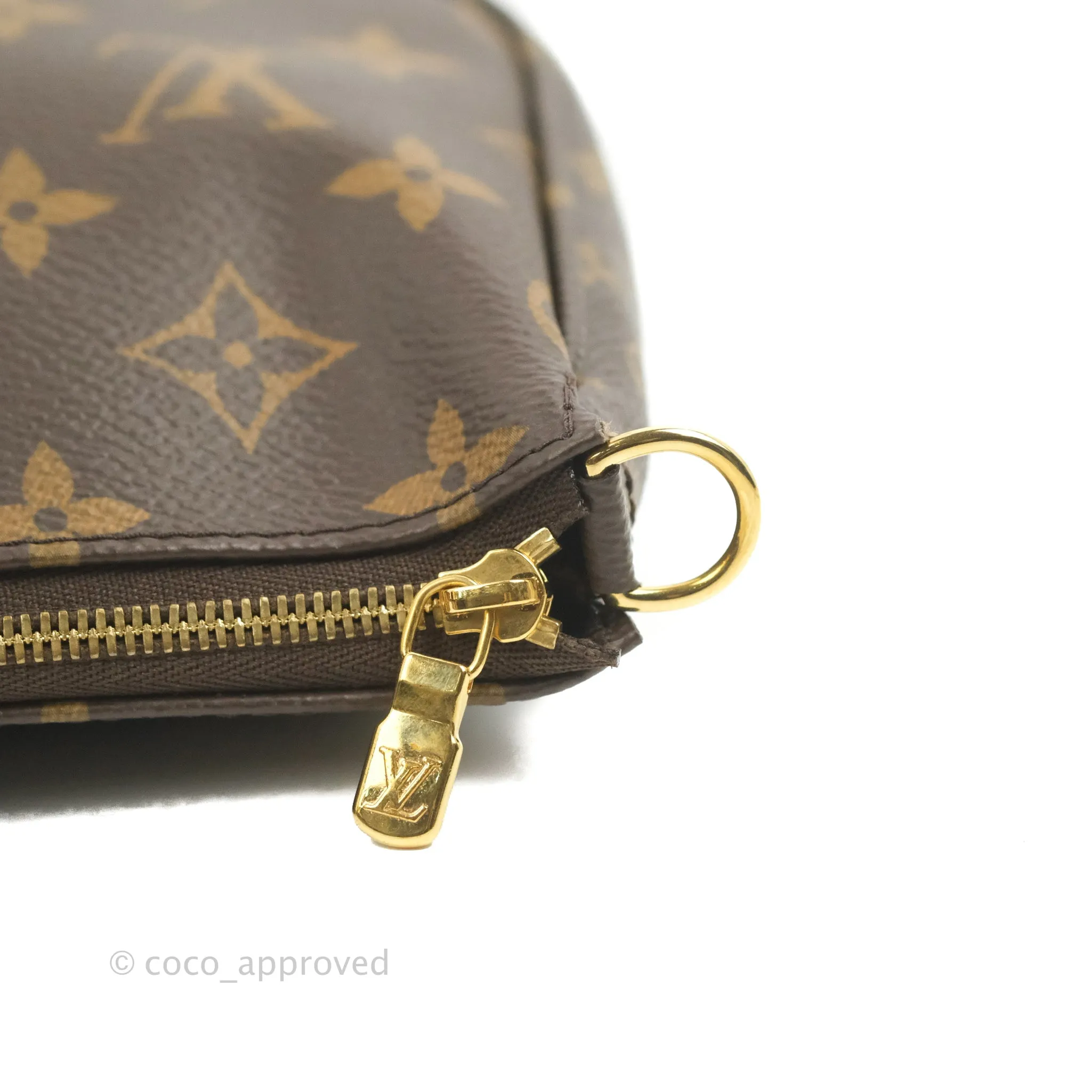 Louis Vuitton Multi Pochette Accessories Khaki Monogram Canvas