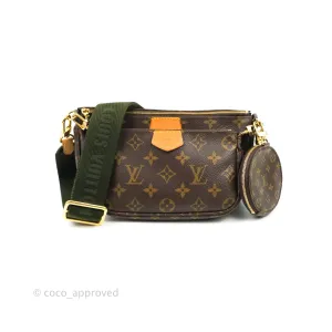 Louis Vuitton Multi Pochette Accessories Khaki Monogram Canvas