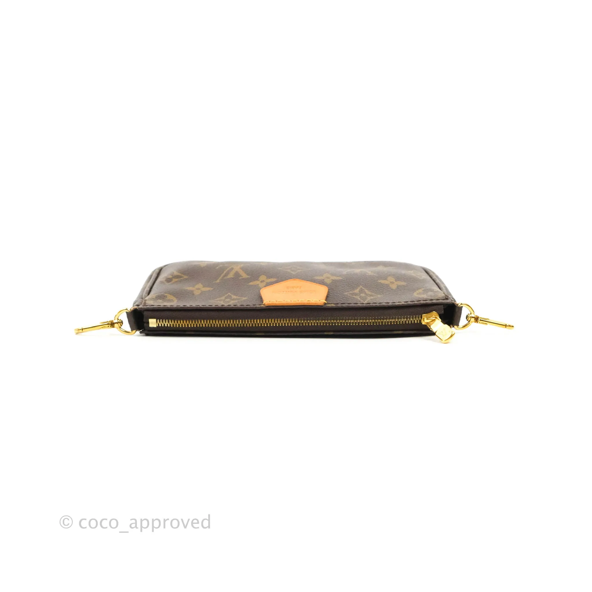 Louis Vuitton Multi Pochette Accessories Khaki Monogram Canvas
