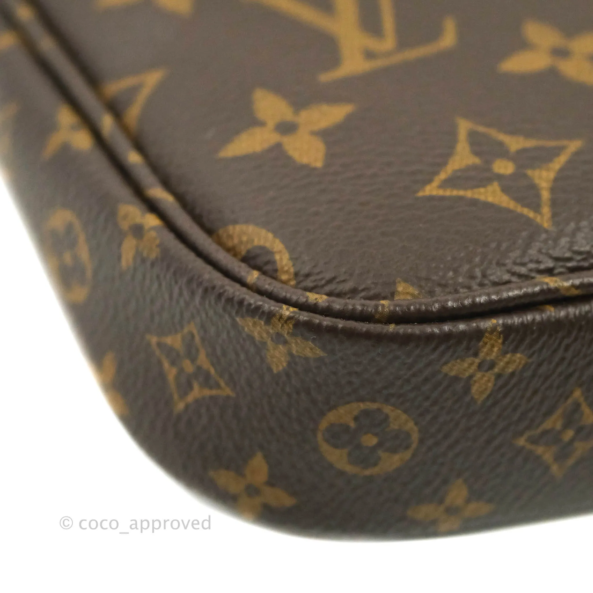 Louis Vuitton Multi Pochette Accessories Khaki Monogram Canvas