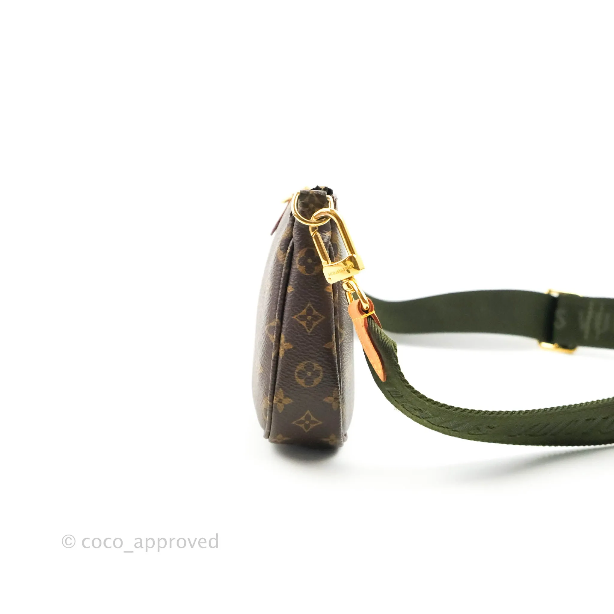 Louis Vuitton Multi Pochette Accessories Khaki Monogram Canvas
