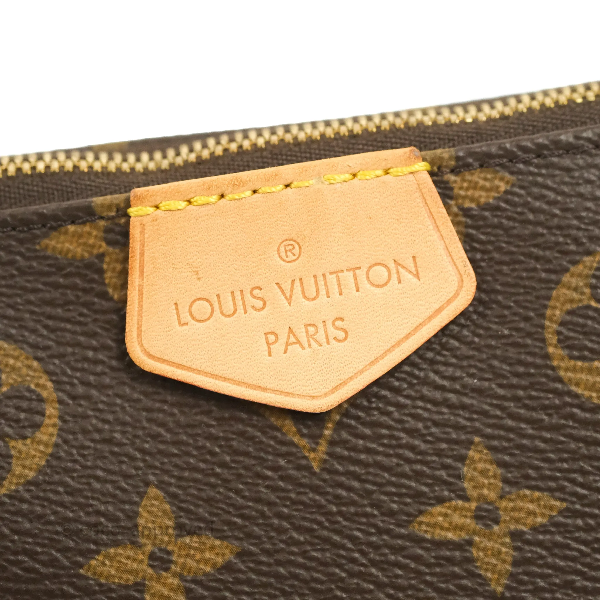 Louis Vuitton Multi Pochette Accessories Khaki Monogram Canvas