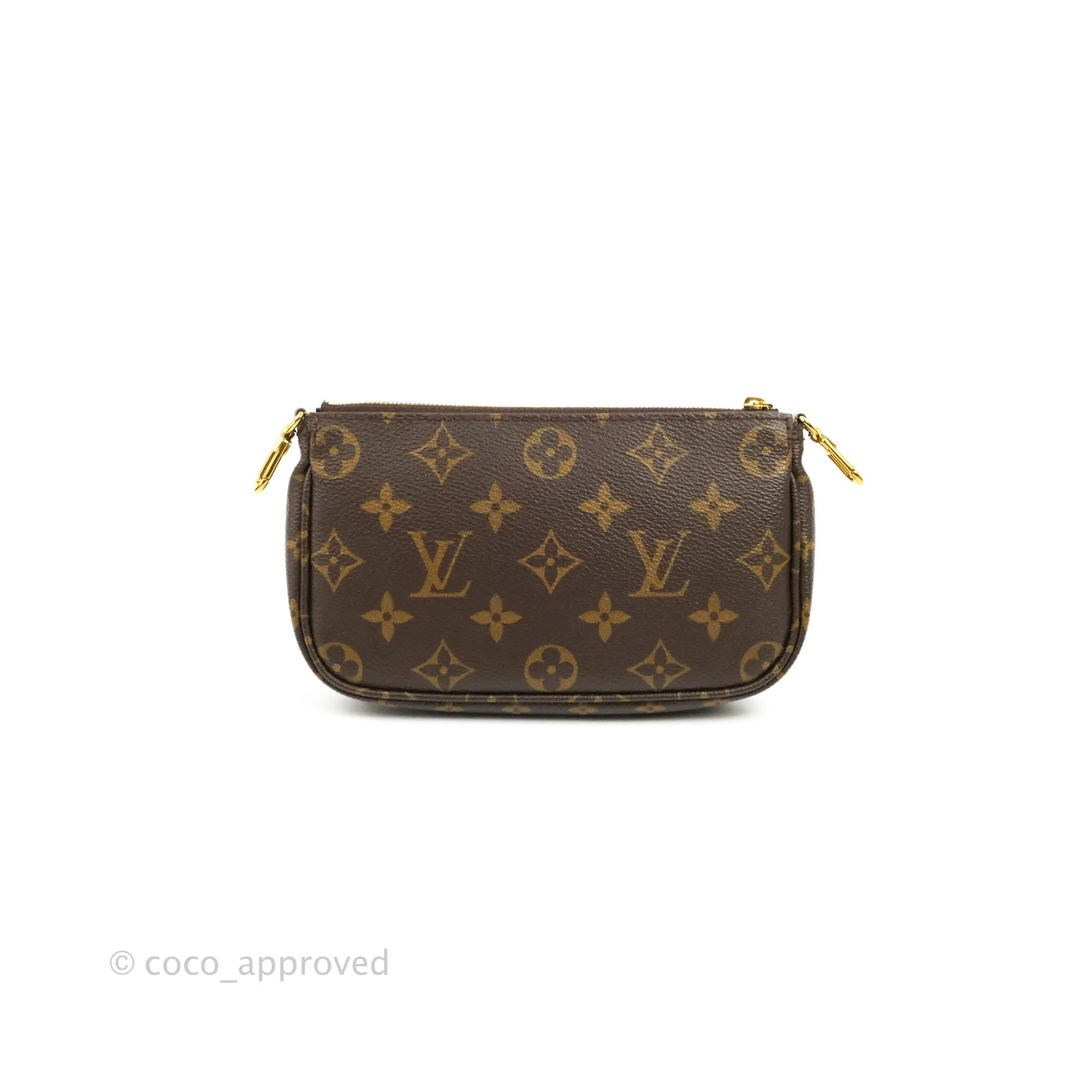 Louis Vuitton Multi Pochette Accessories Khaki Monogram Canvas