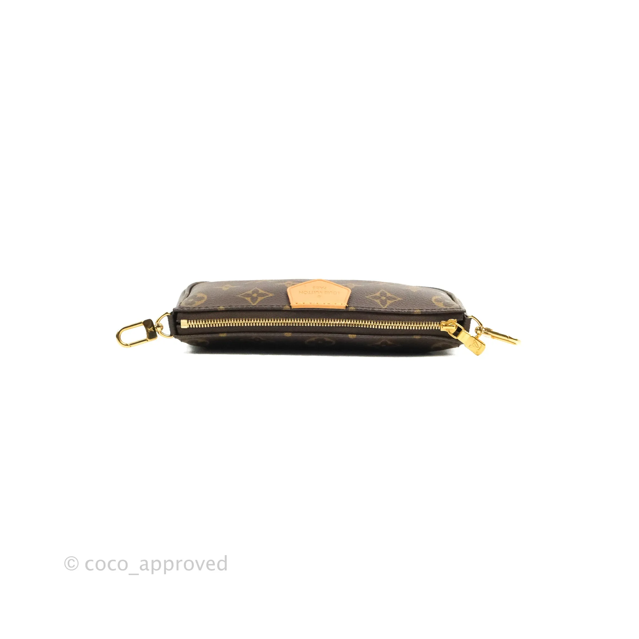 Louis Vuitton Multi Pochette Accessories Khaki Monogram Canvas
