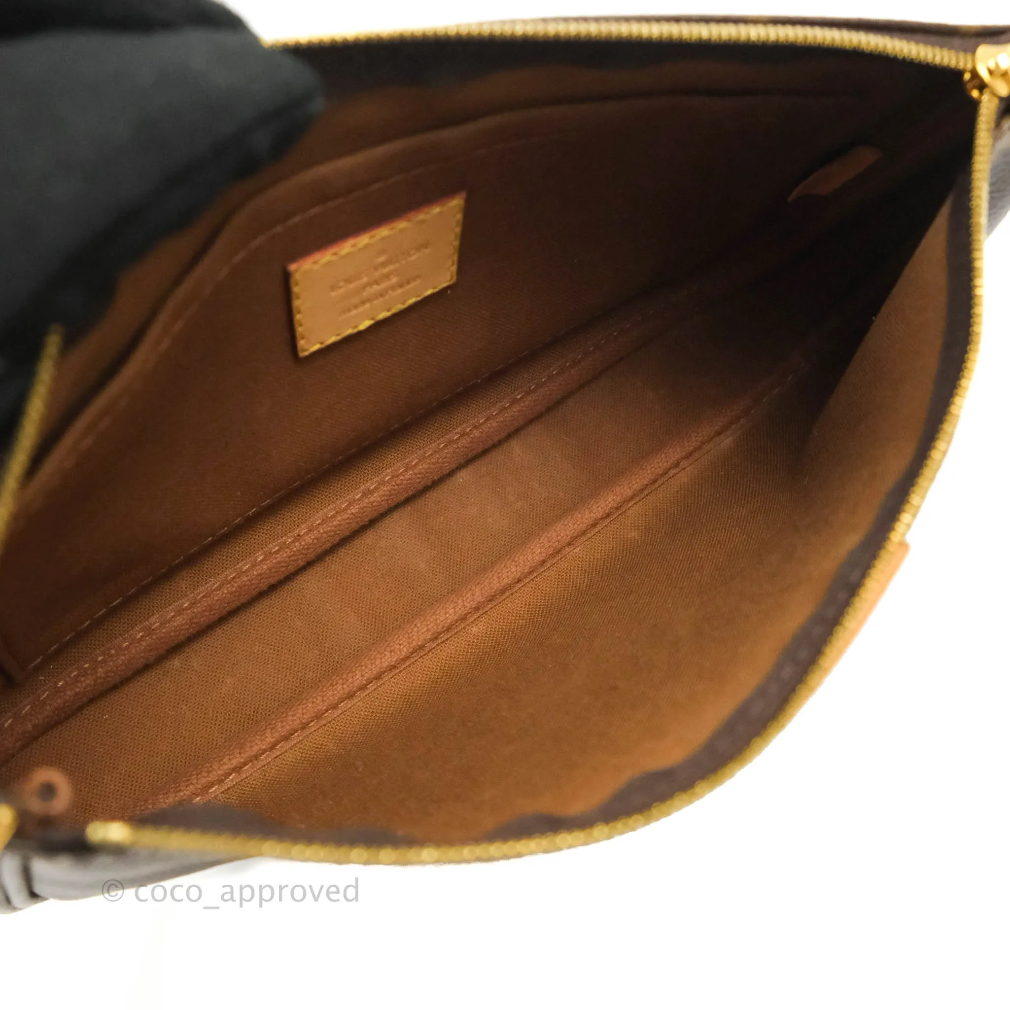 Louis Vuitton Multi Pochette Accessories Khaki Monogram Canvas