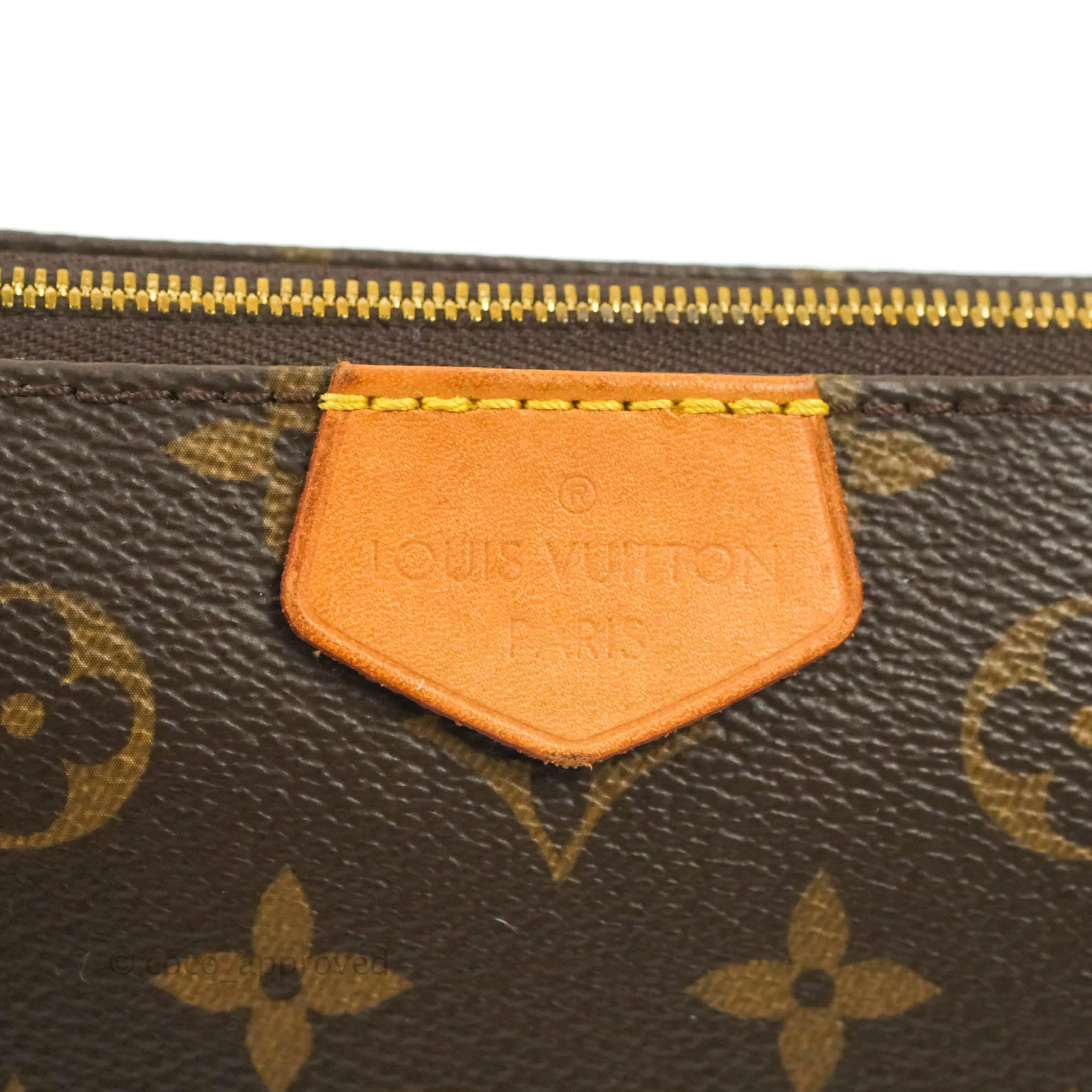 Louis Vuitton Multi Pochette Accessories Khaki Monogram Canvas