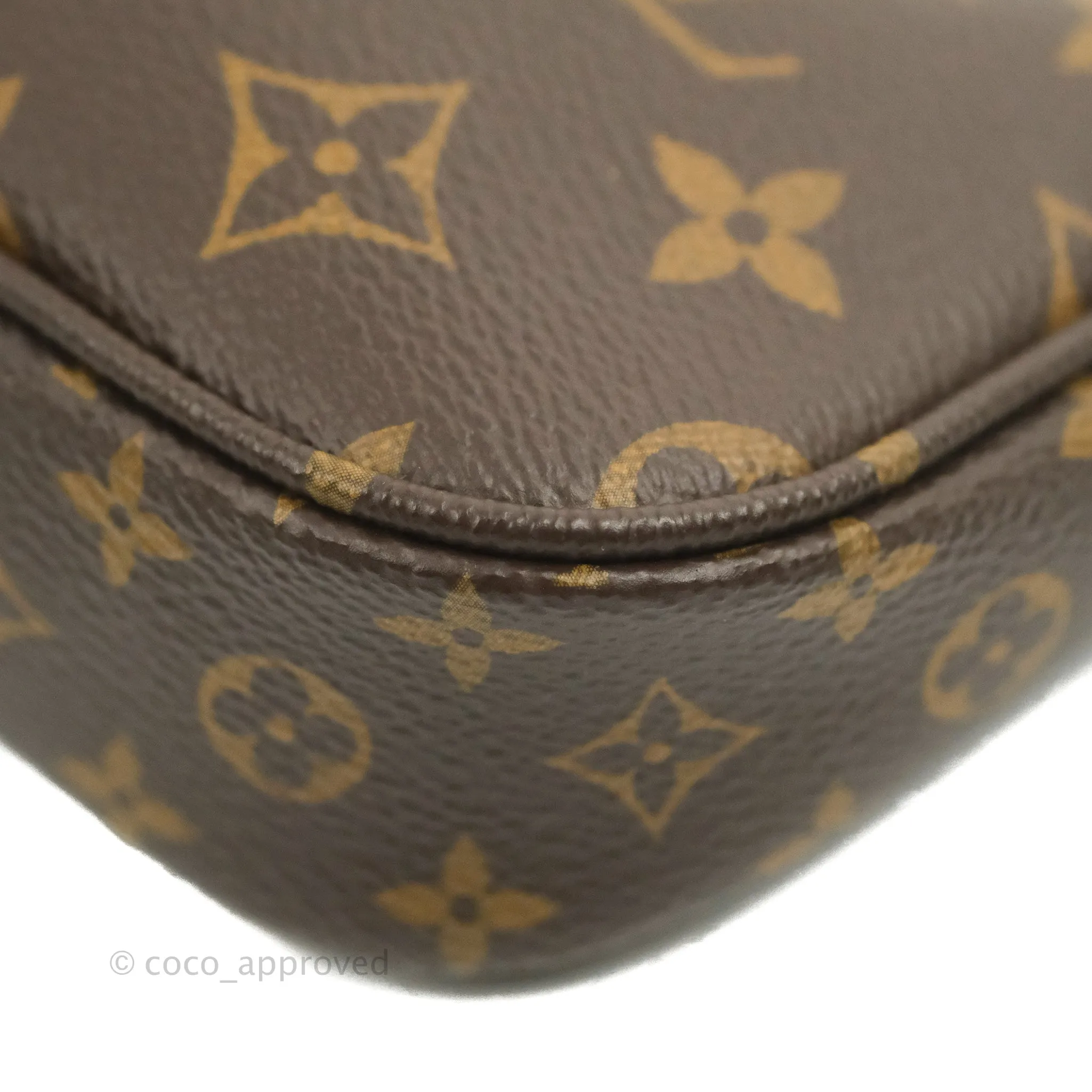 Louis Vuitton Multi Pochette Accessories Khaki Monogram Canvas