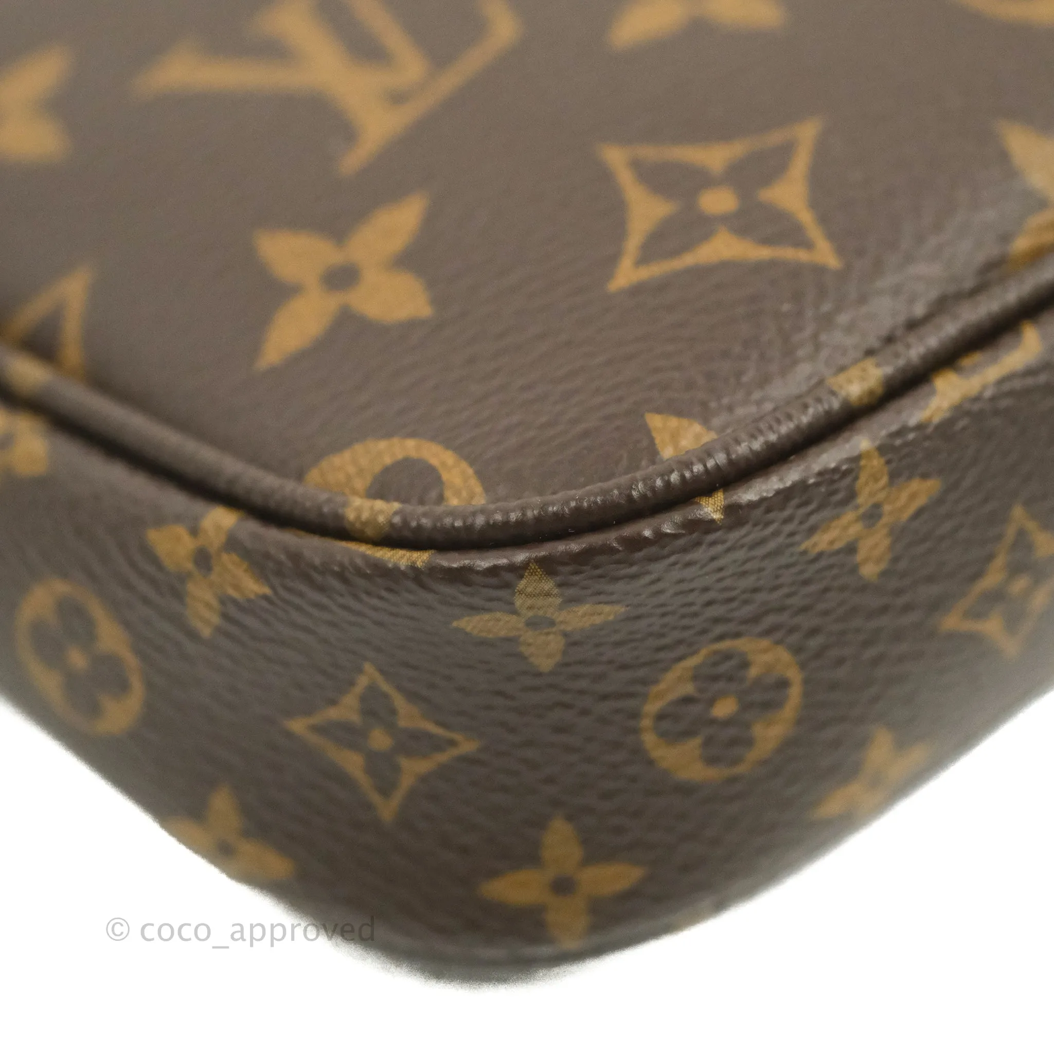 Louis Vuitton Multi Pochette Accessories Khaki Monogram Canvas