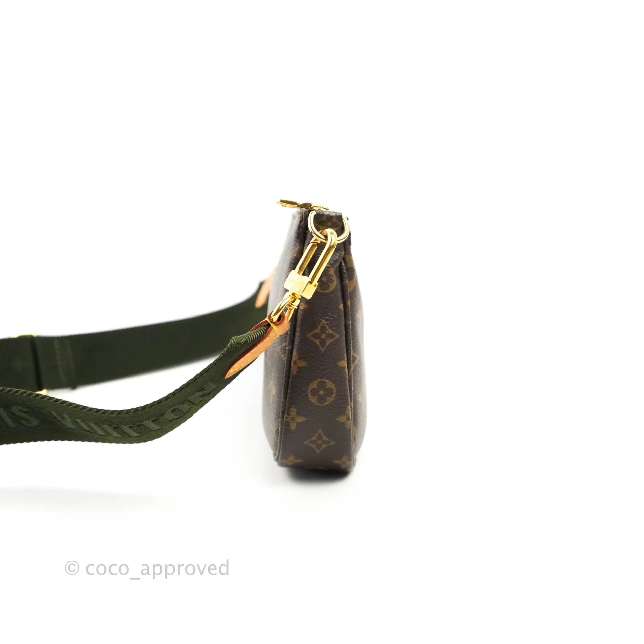 Louis Vuitton Multi Pochette Accessories Khaki Monogram Canvas