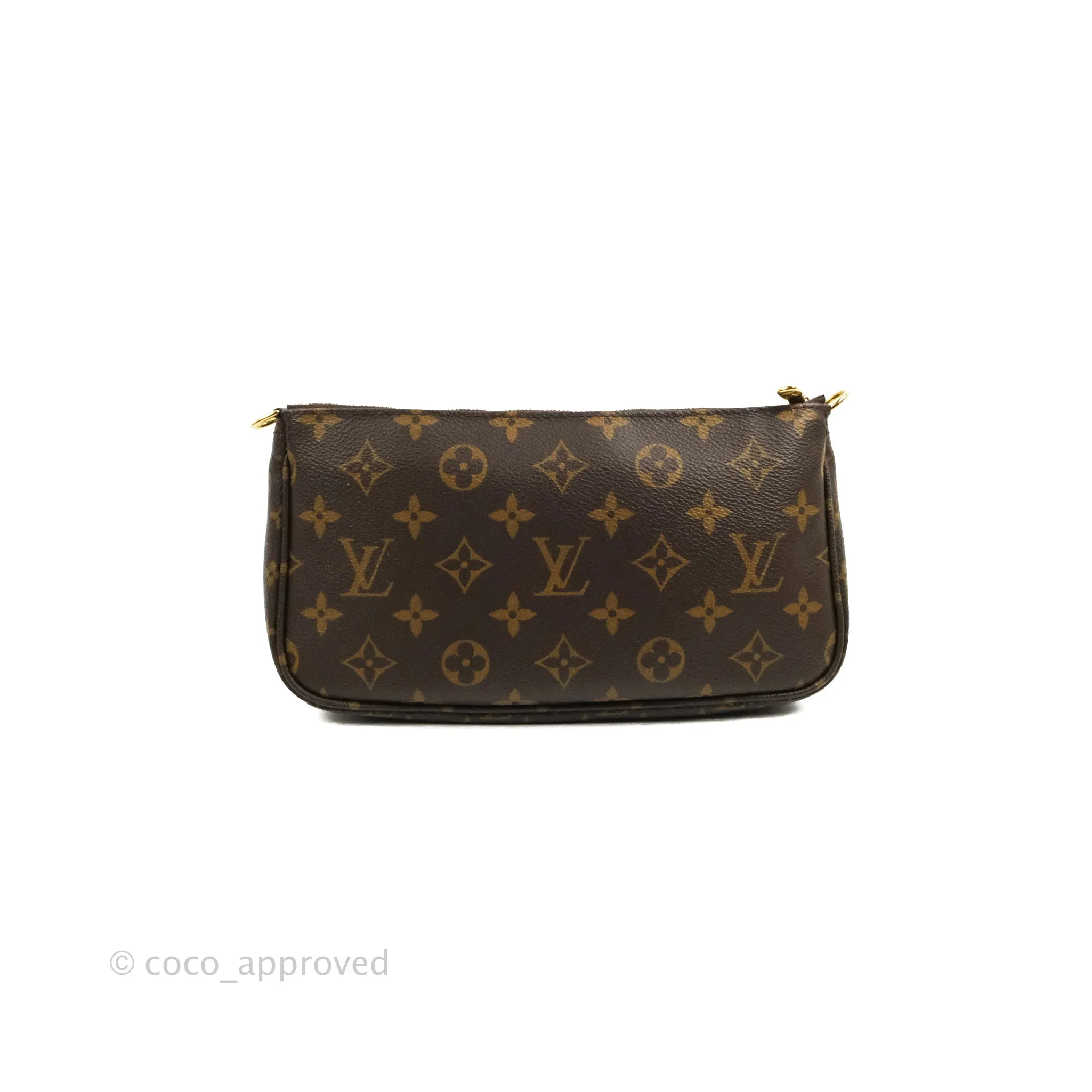 Louis Vuitton Multi Pochette Accessories Khaki Monogram Canvas