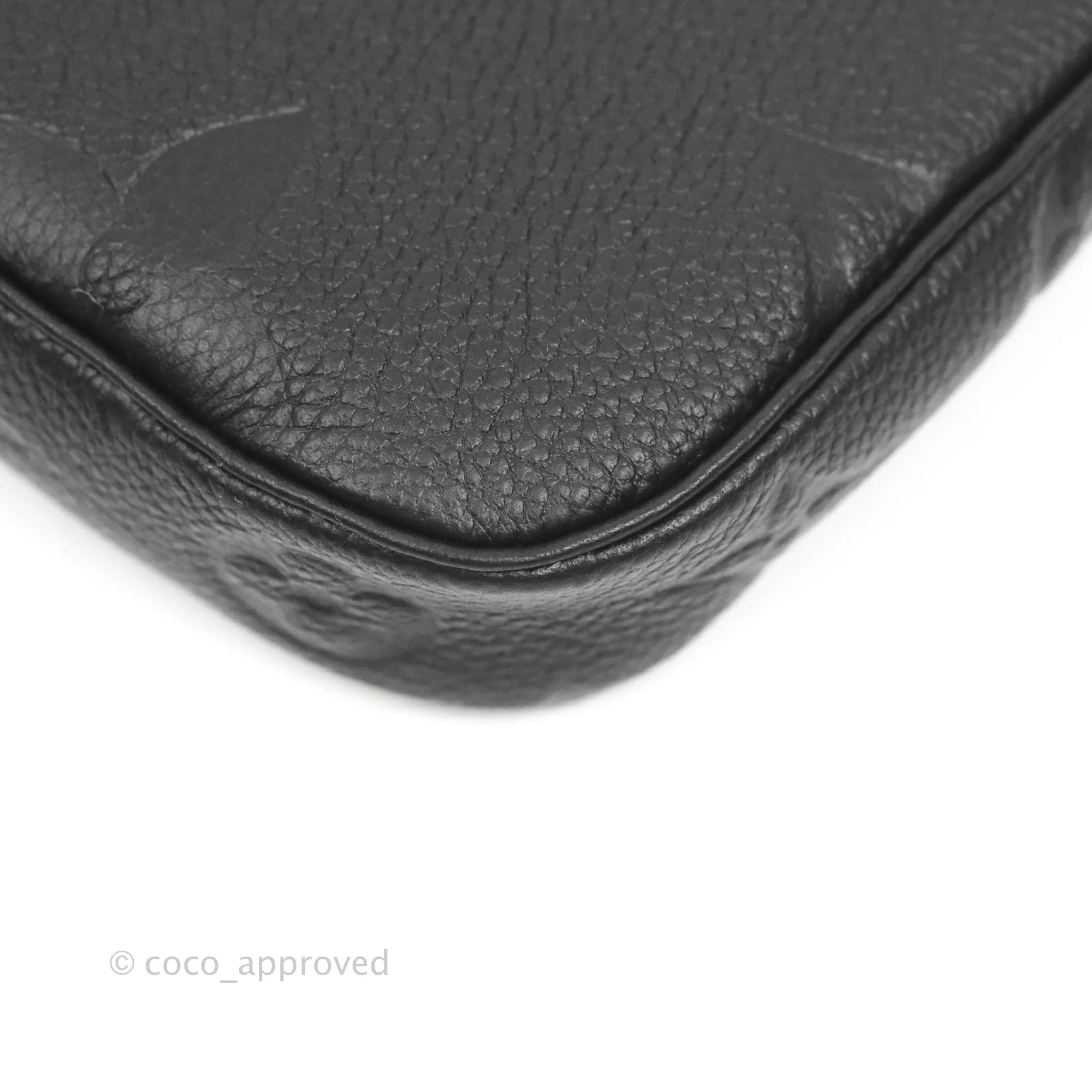Louis Vuitton Multi Pochette Accessories Monogram Empreinte Black