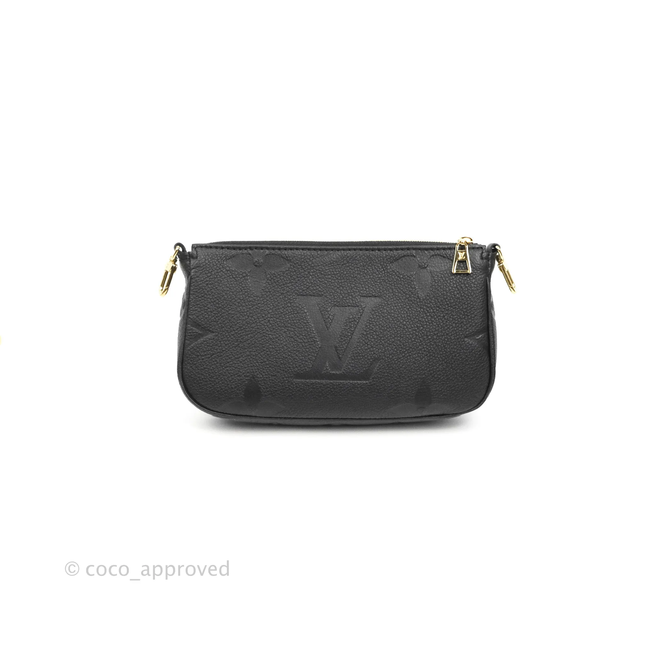 Louis Vuitton Multi Pochette Accessories Monogram Empreinte Black