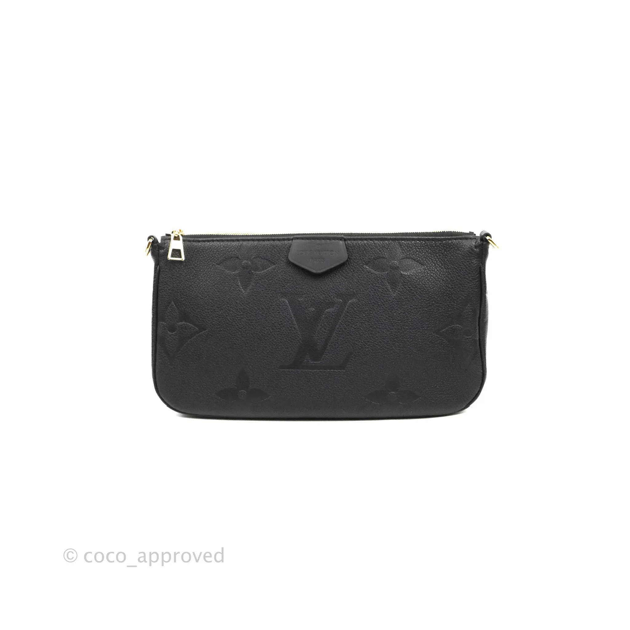 Louis Vuitton Multi Pochette Accessories Monogram Empreinte Black