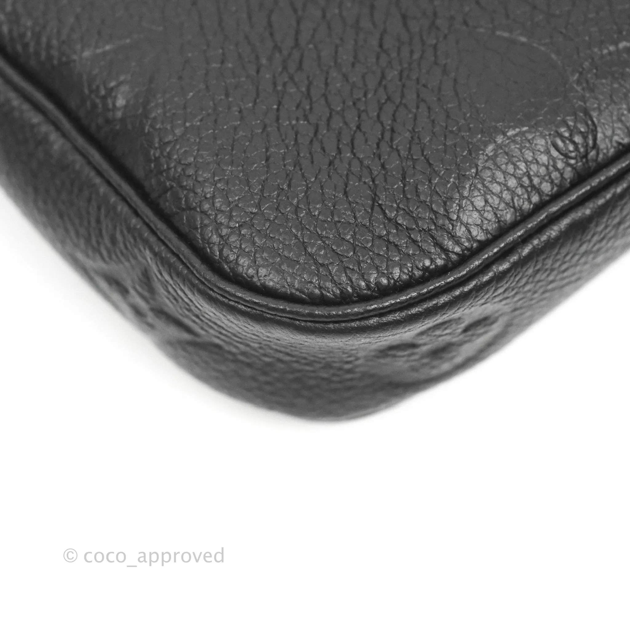 Louis Vuitton Multi Pochette Accessories Monogram Empreinte Black
